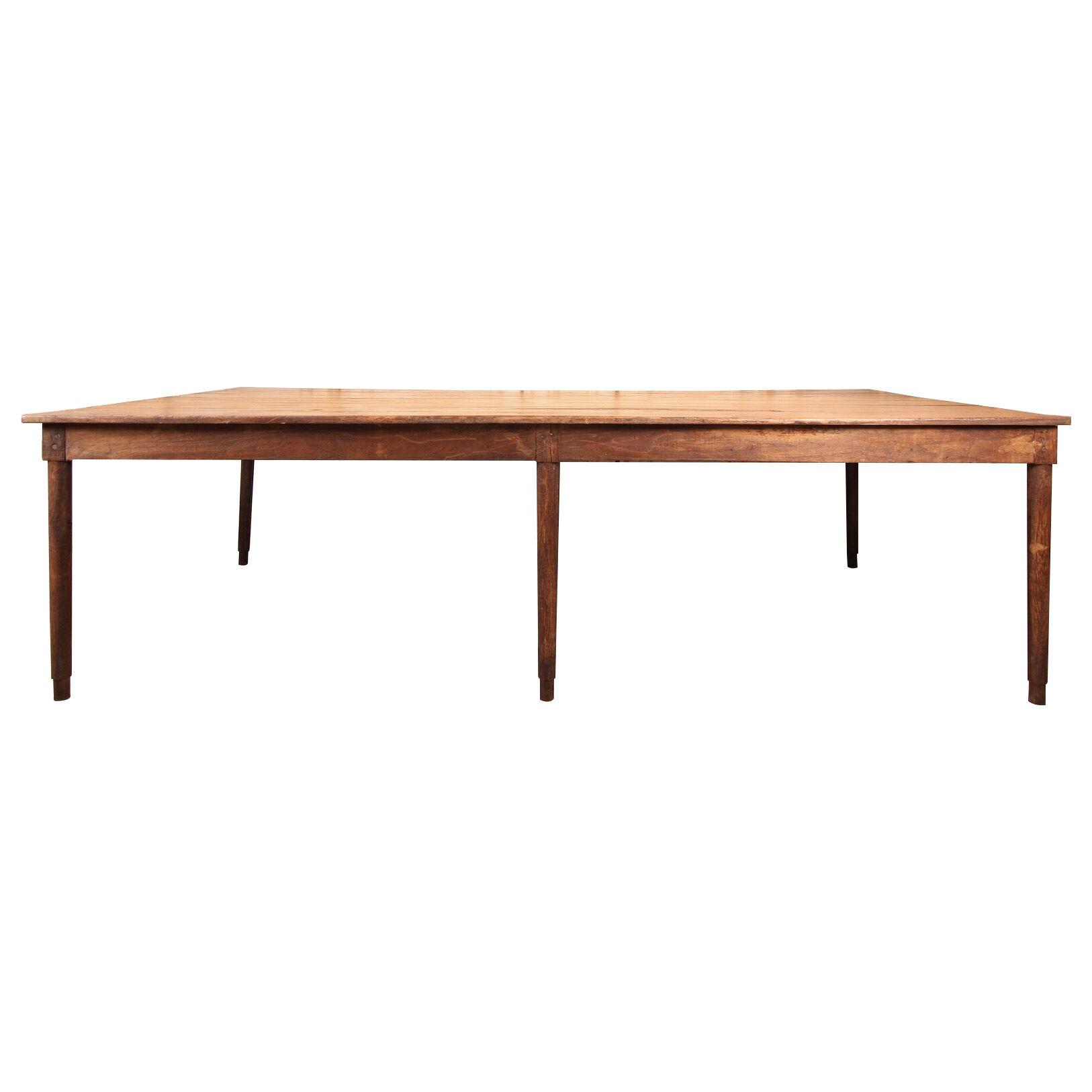 Large Early 20th Century Rectangular Table
