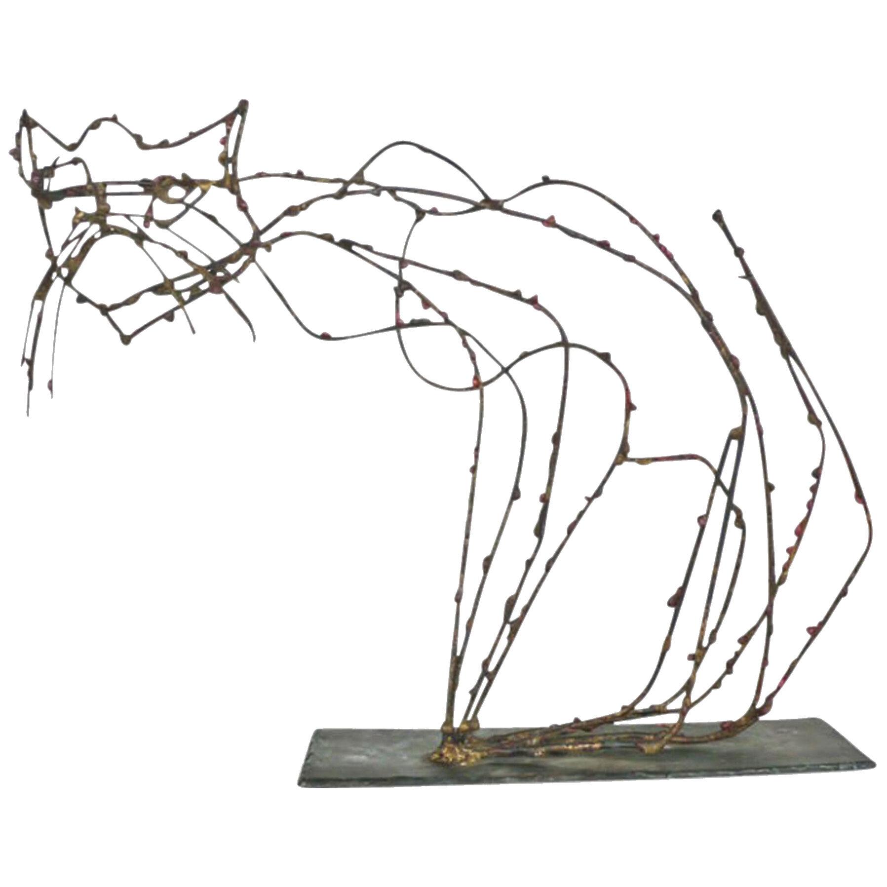 Marcello Fantoni Pussycat Sculpture 1950s
