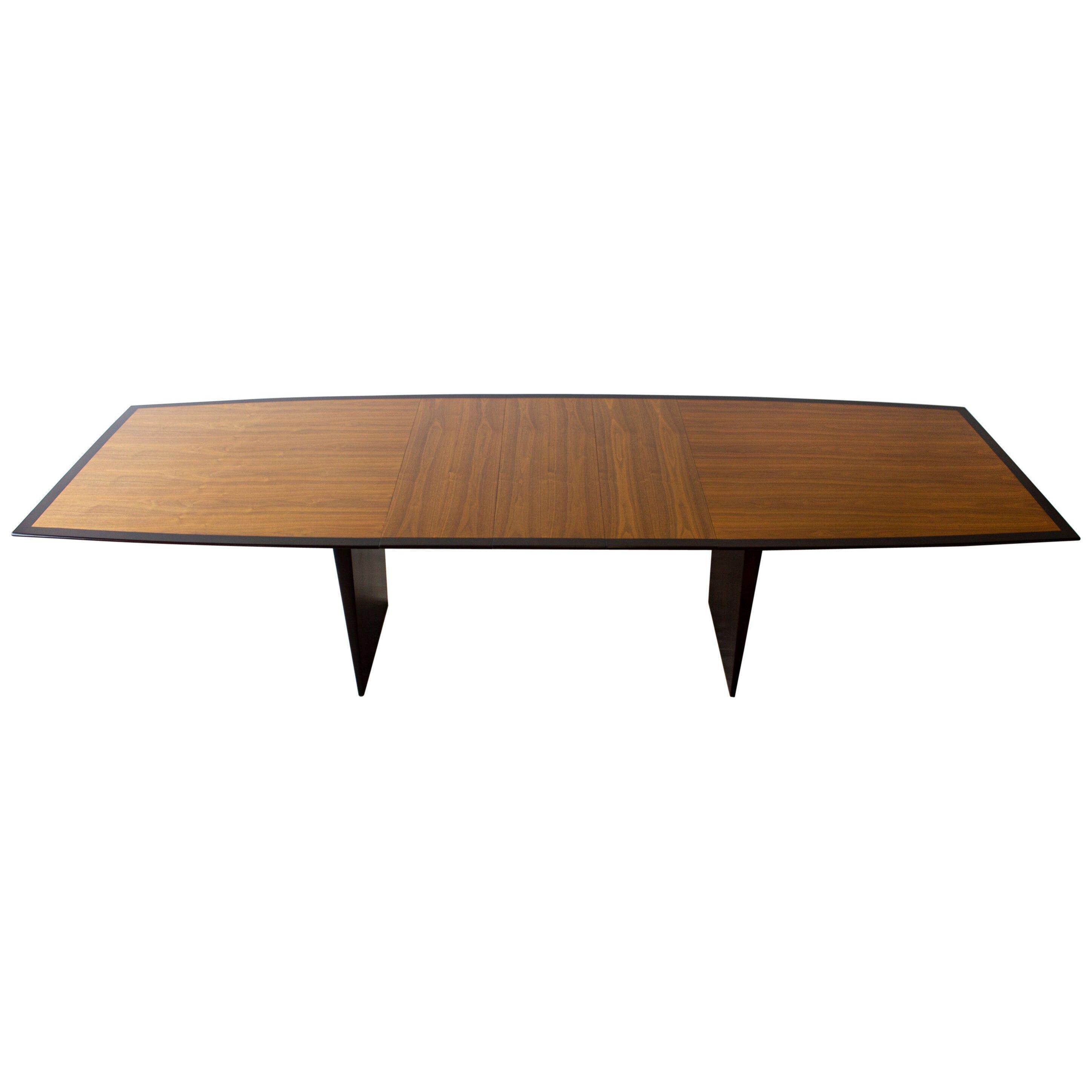 Edward Wormley Dining Table for Dunbar Model 5965 Special Order Walnut Top 1950s