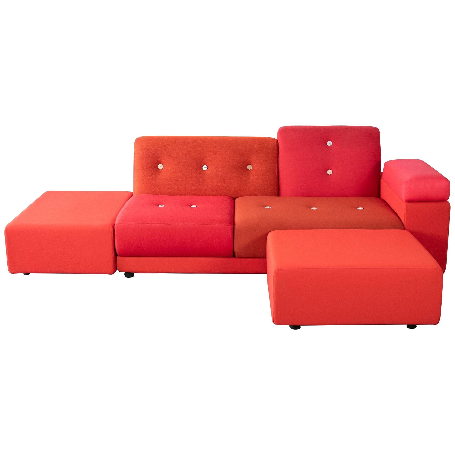 Hella Jongerius Polder Sofa for Vitra Sleek Contemporary Designer Style