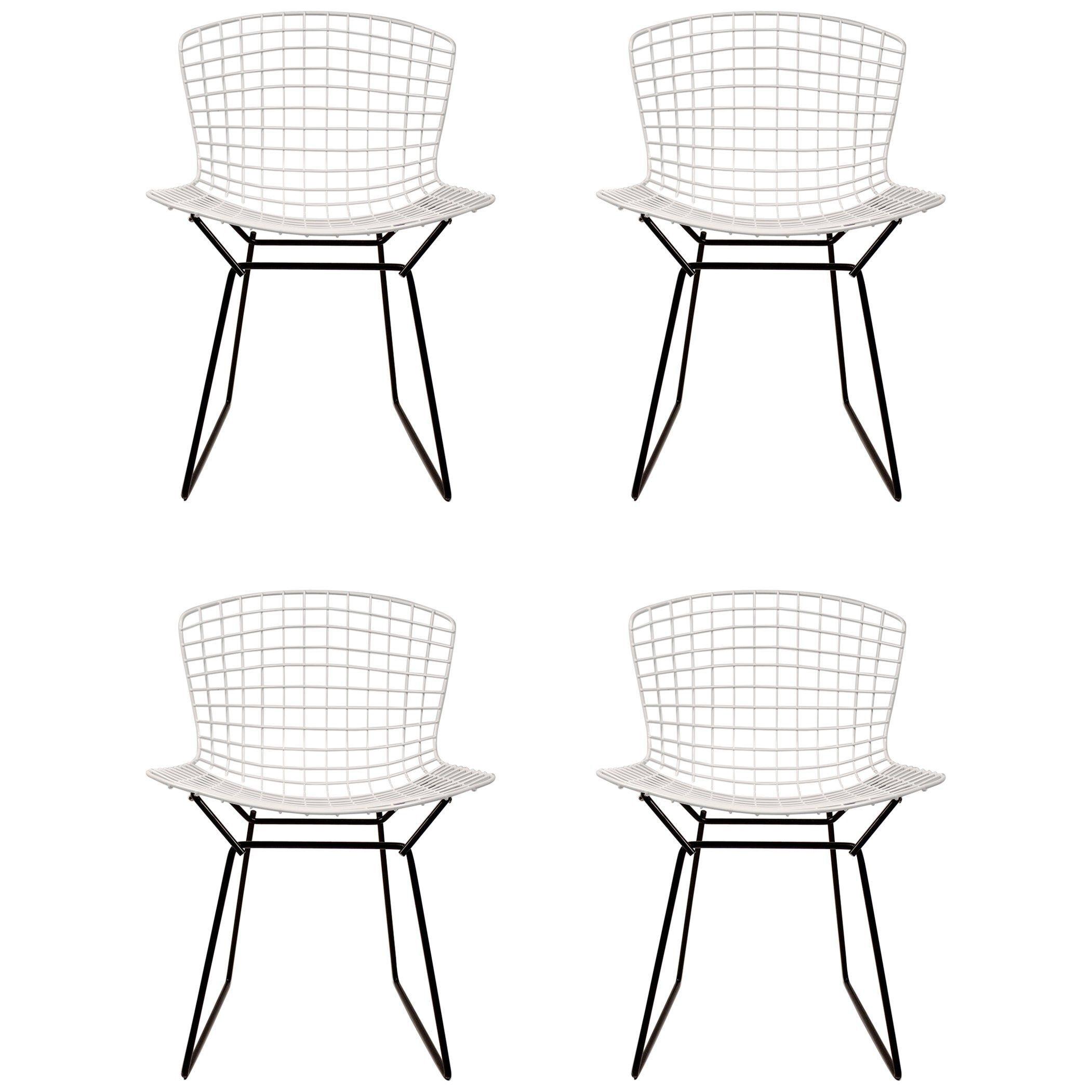 Set of 4 Harry Bertoia for Knoll Vintage Side Chairs
