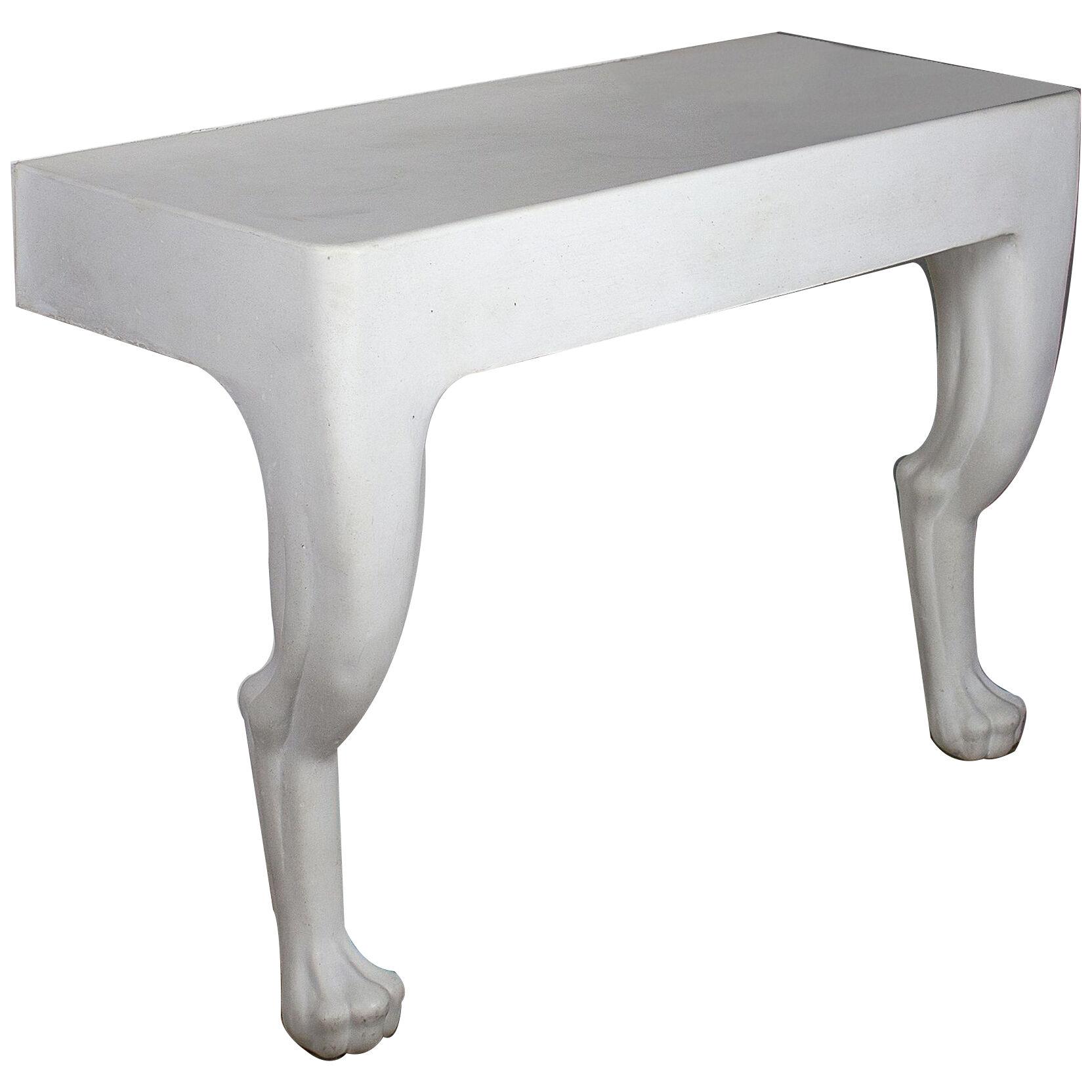John Dickinson Two-Legged Zoomorphic Console Table - Prototype in Plaster