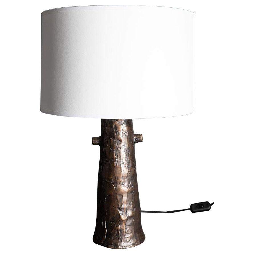 "Figari" Lamp by Jean Grisoni, Patinated bronze, Limited Edition