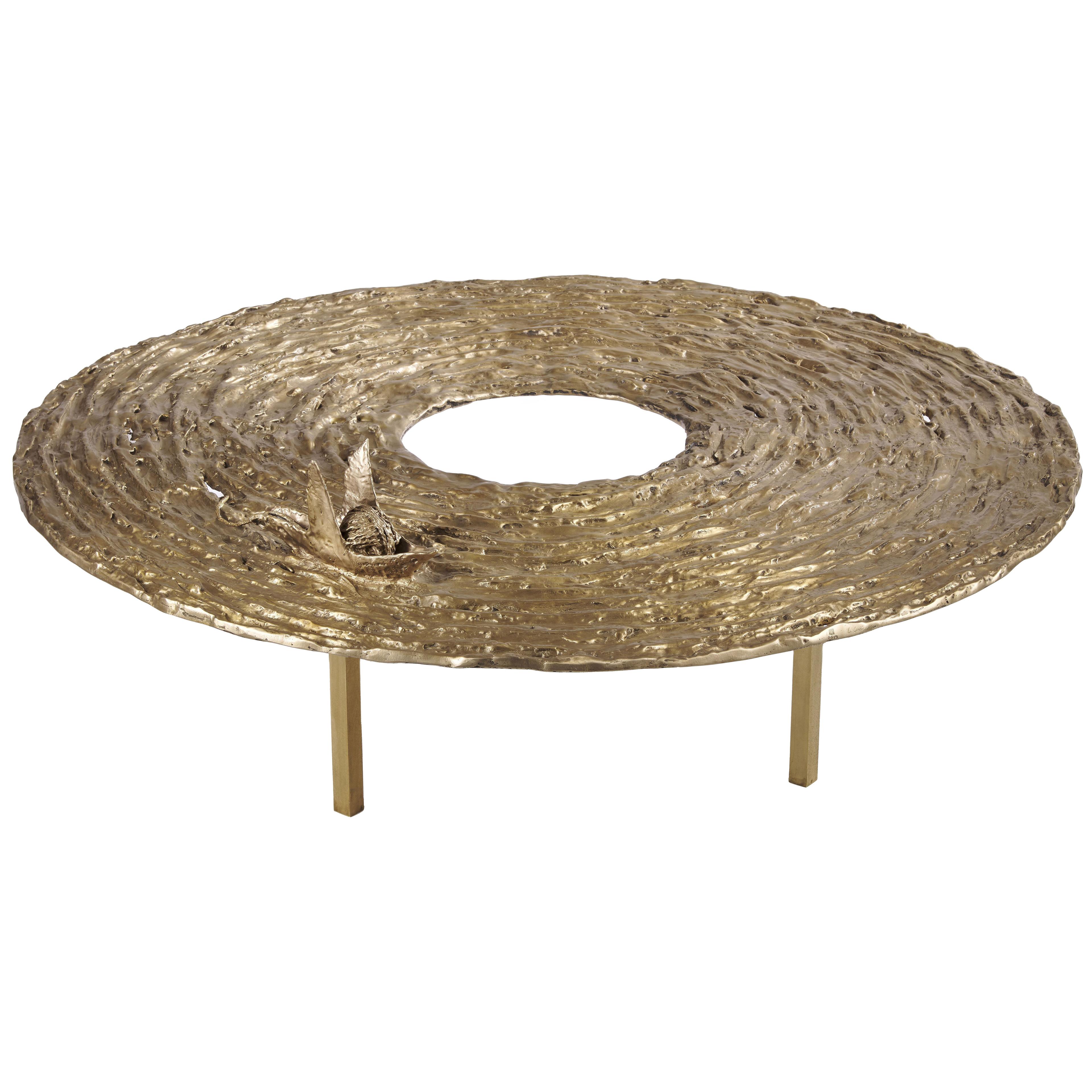 "Le fil d'Ariane" Bronze Table, by Hubert Le Gall, Limited Edition, 2020