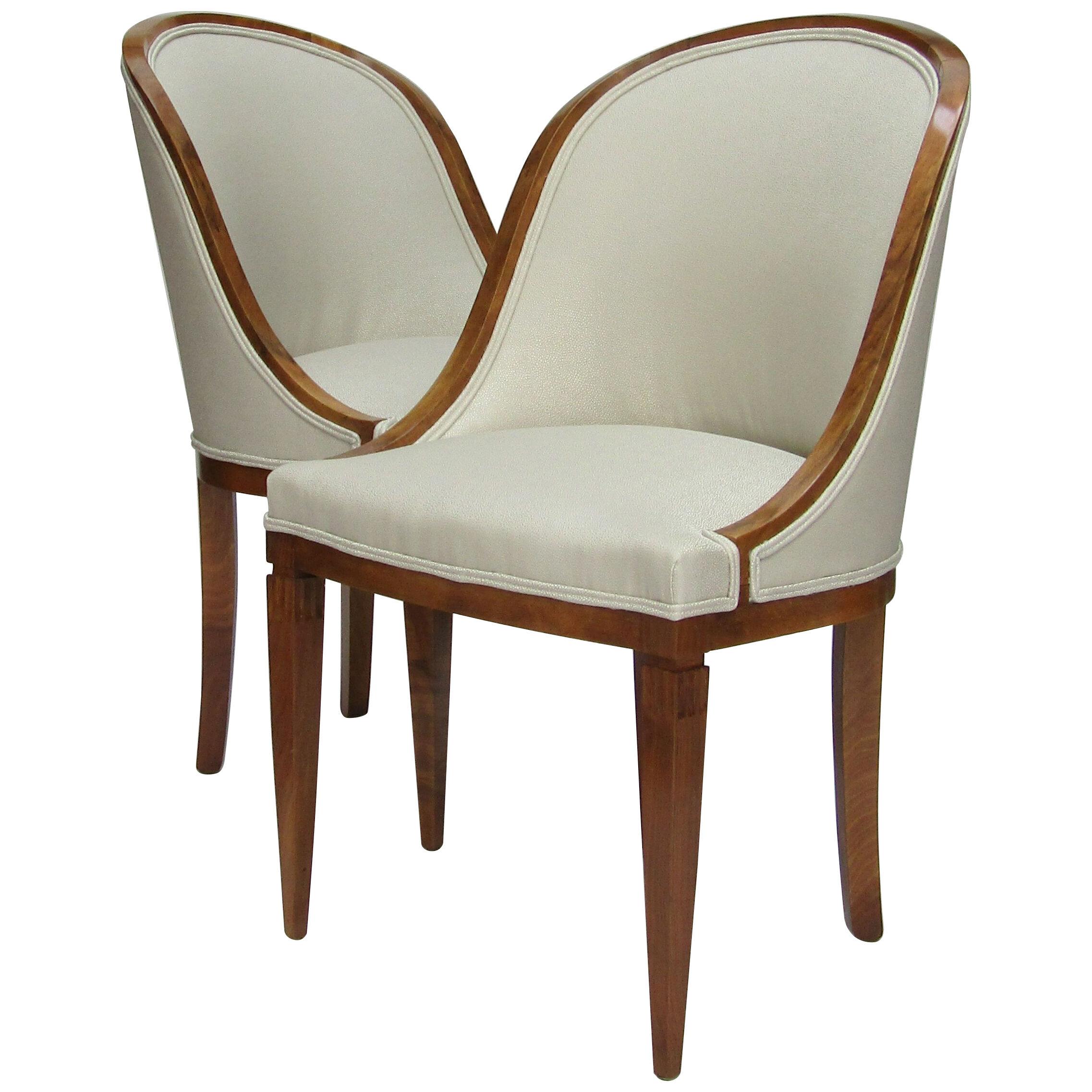Pair of Biedermeier style chairs