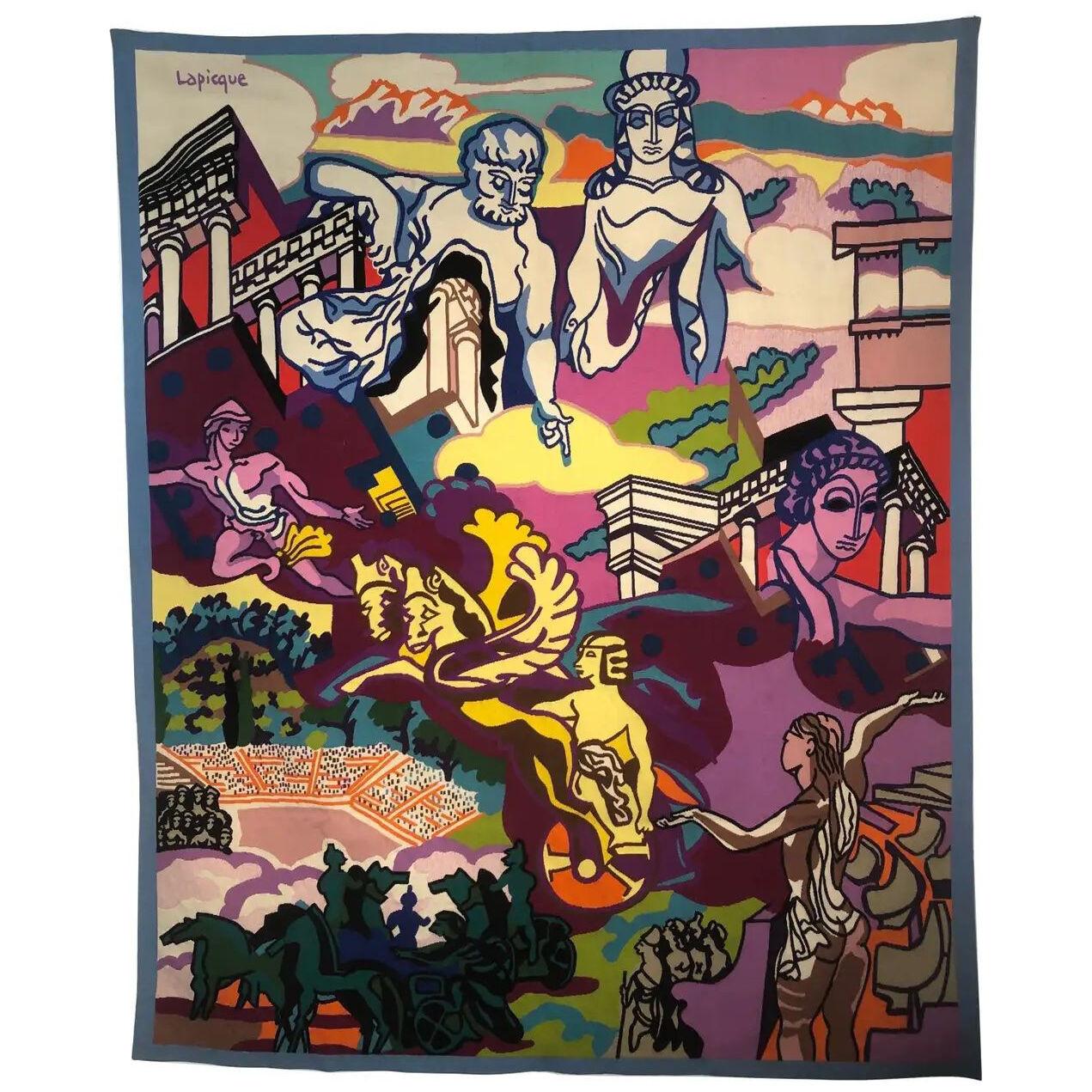 Tapestry Limited Edition 1/2 "Pelops", 1964 by Charles Lapicque