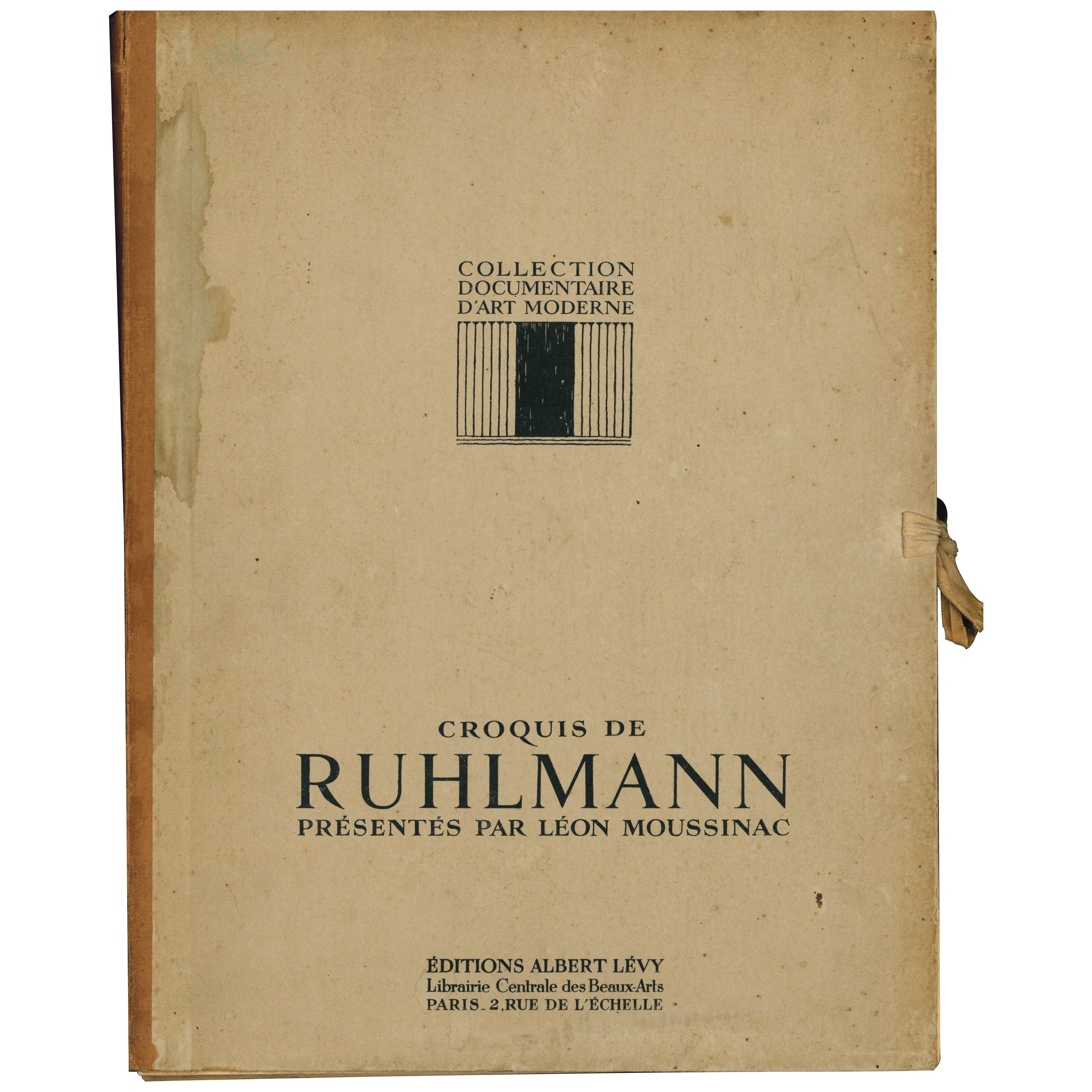 CROQUIS DE RUHLMANN by Leon Moussinac. Book