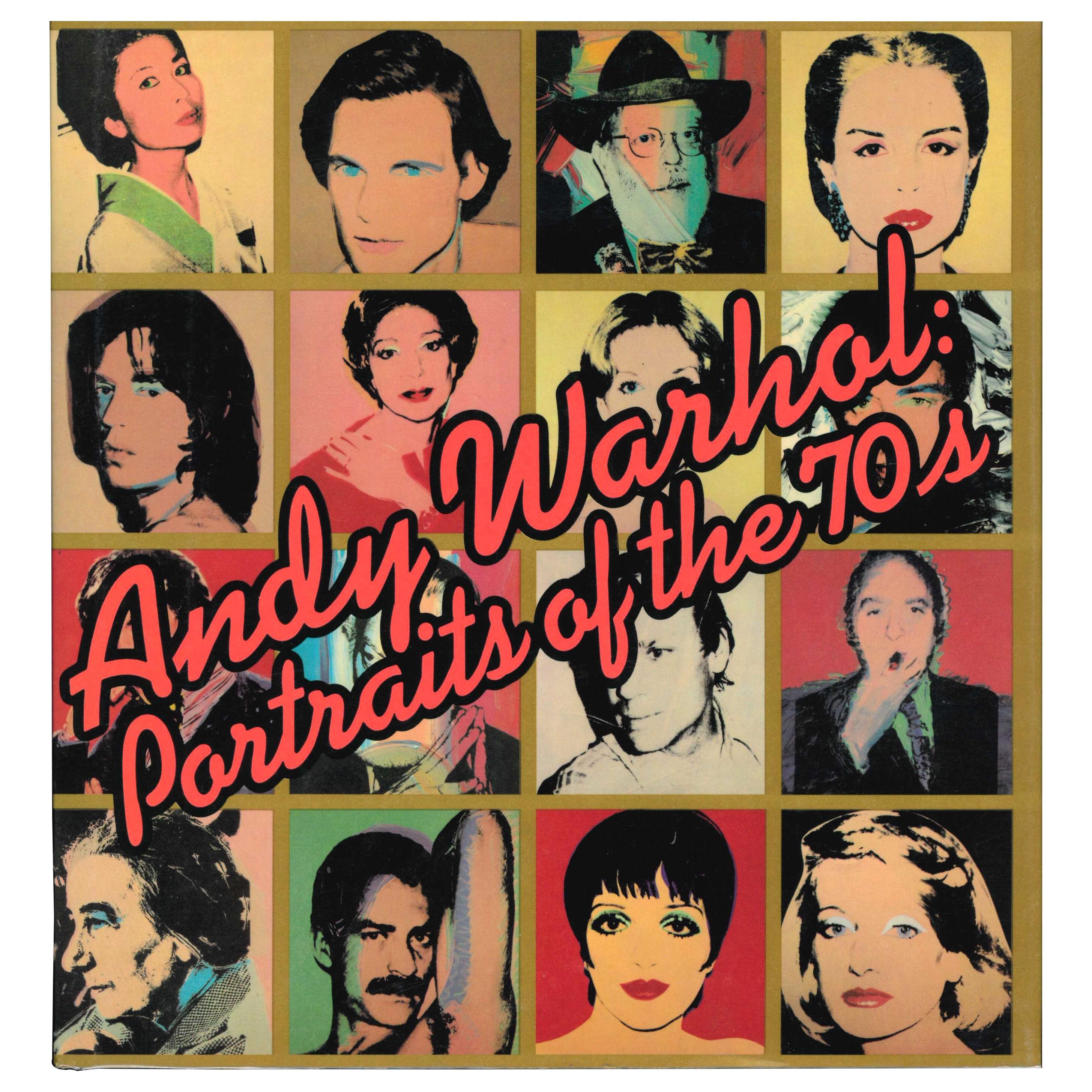 ANDY WARHOL - Portraits of the 70's. Book