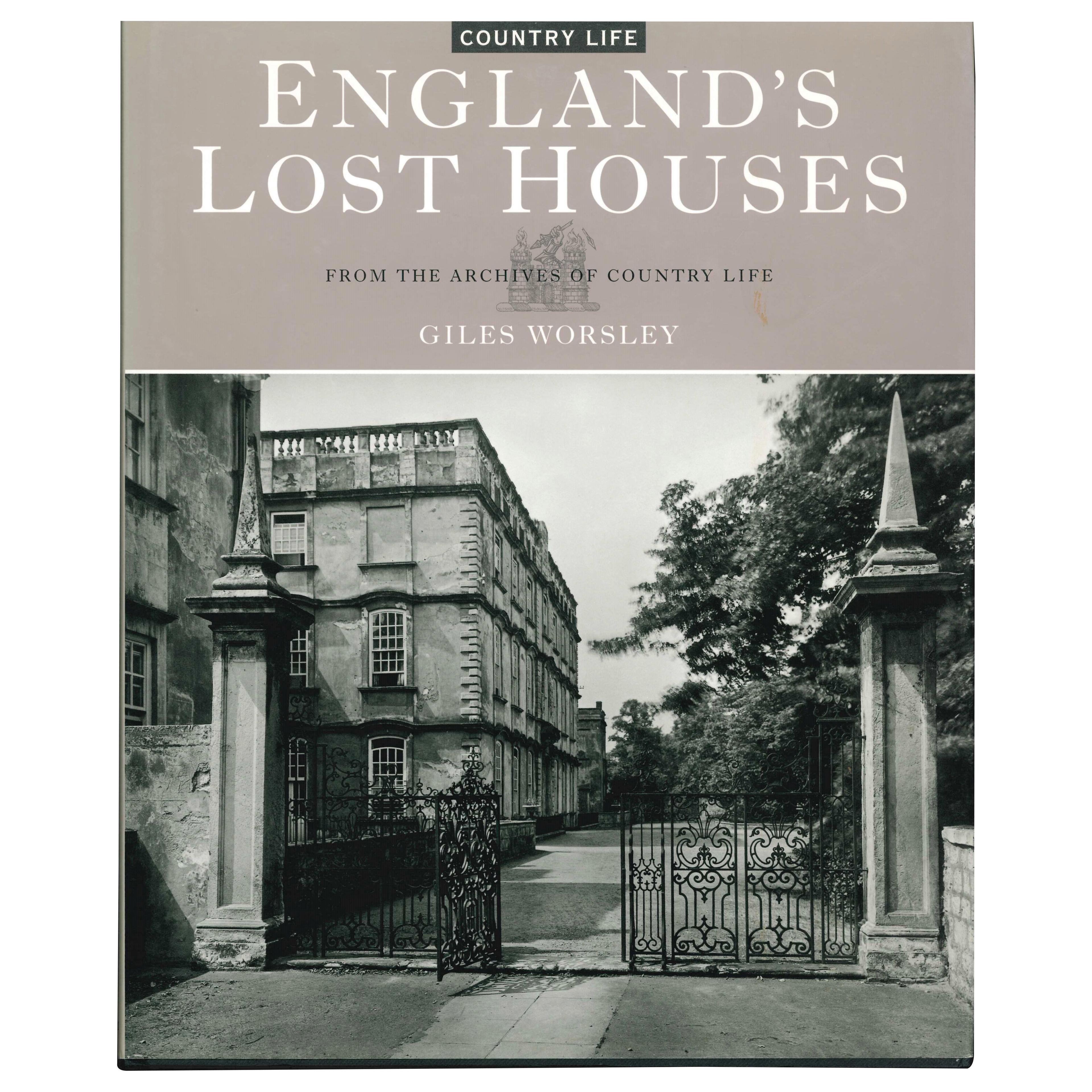 ENGLAND'S LOST HOUSES. Book