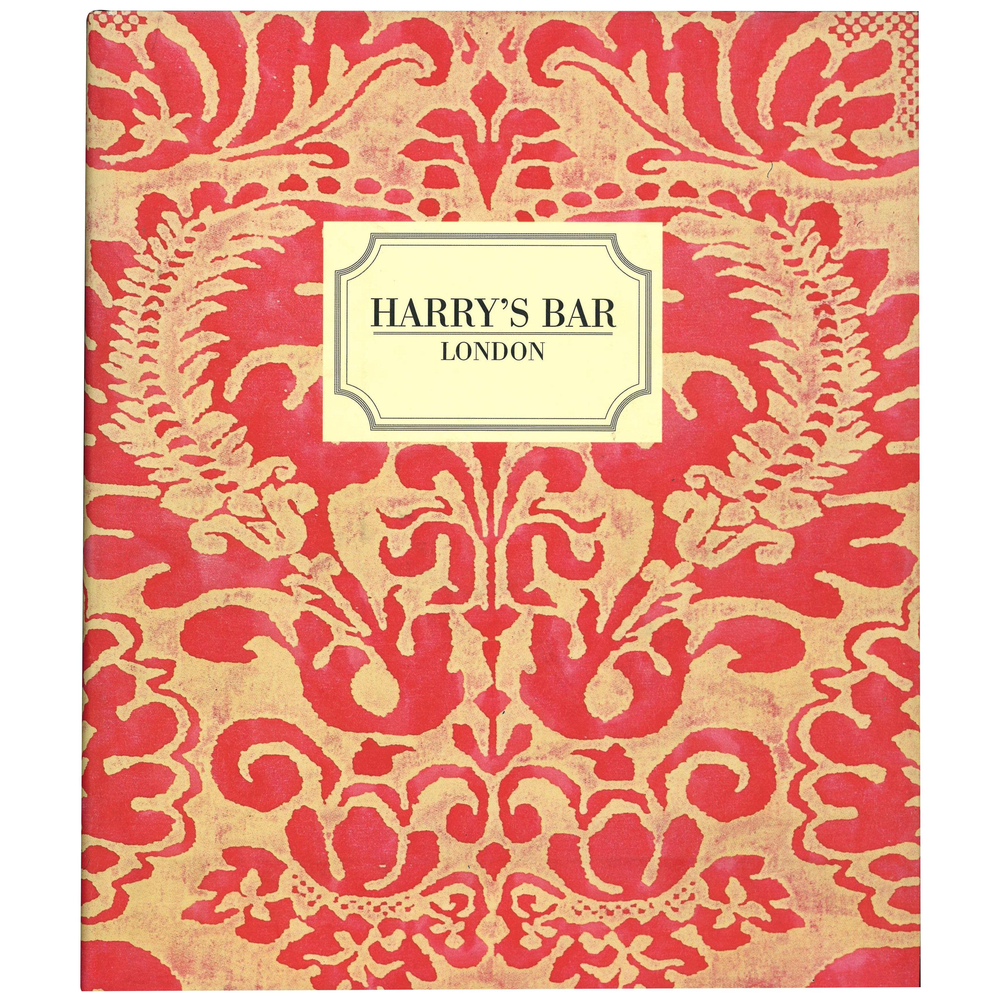 HARRY'S BAR- London. Book