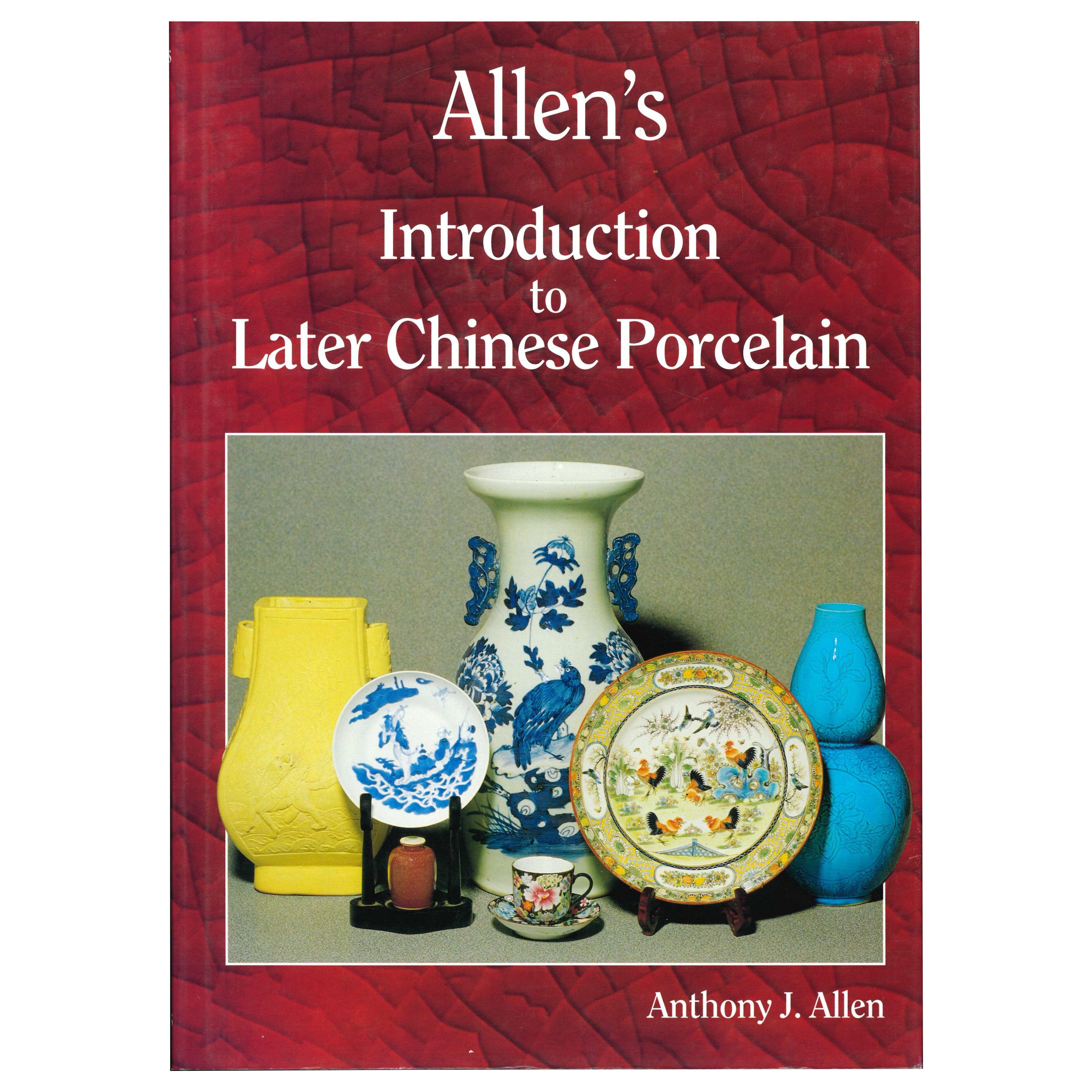 ALLEN'S - INTRODUCTION TO LATER CHINESE PORCELAIN (book)