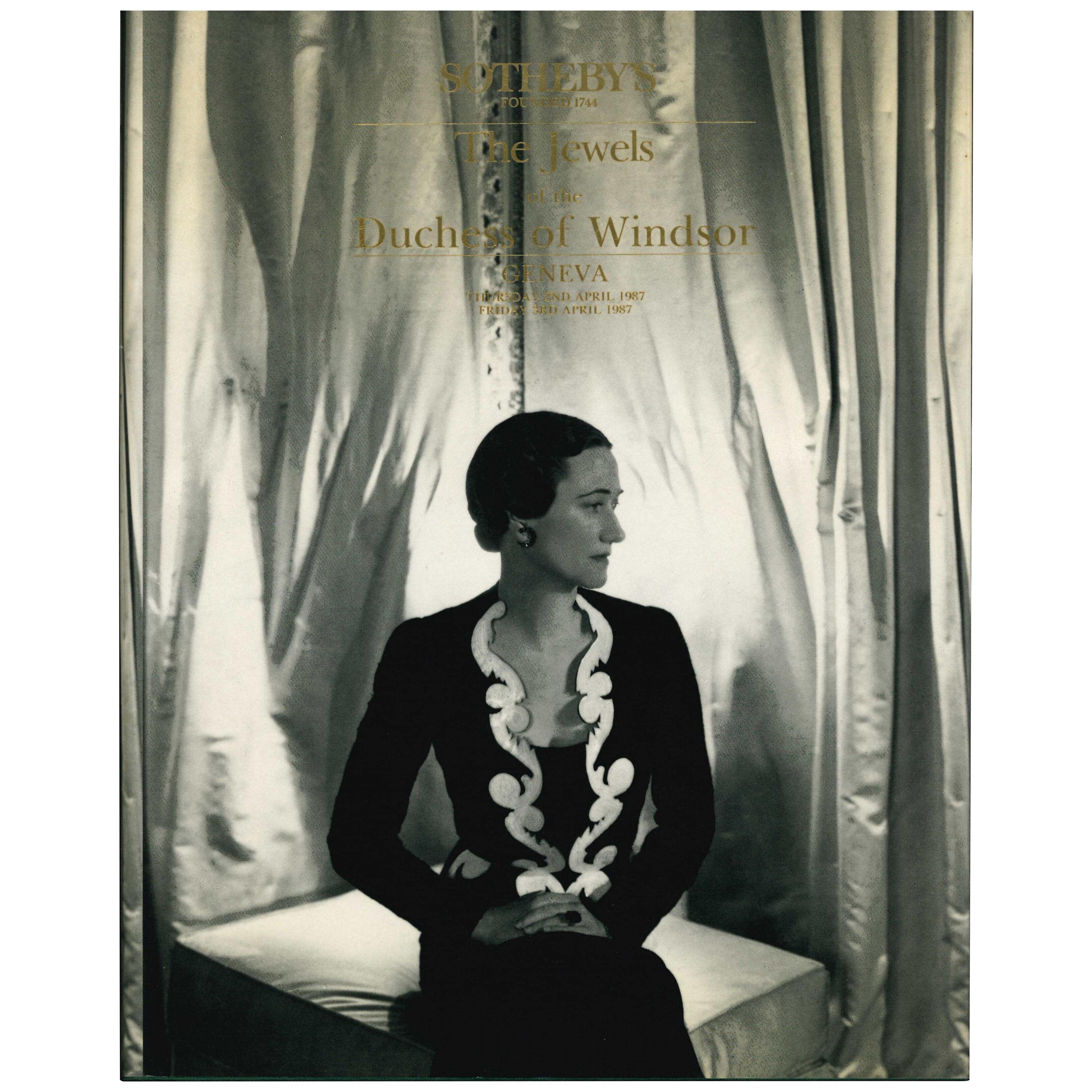 SOTHEBY'S APRIL 1987 - The Jewels of the Duchess of Windsor. Book
