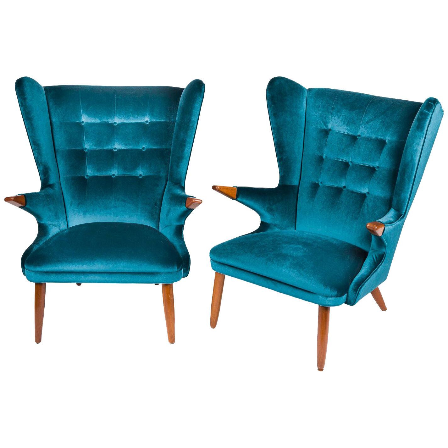 A pair of easy chairs designed by Svend Skipper, circa 1965