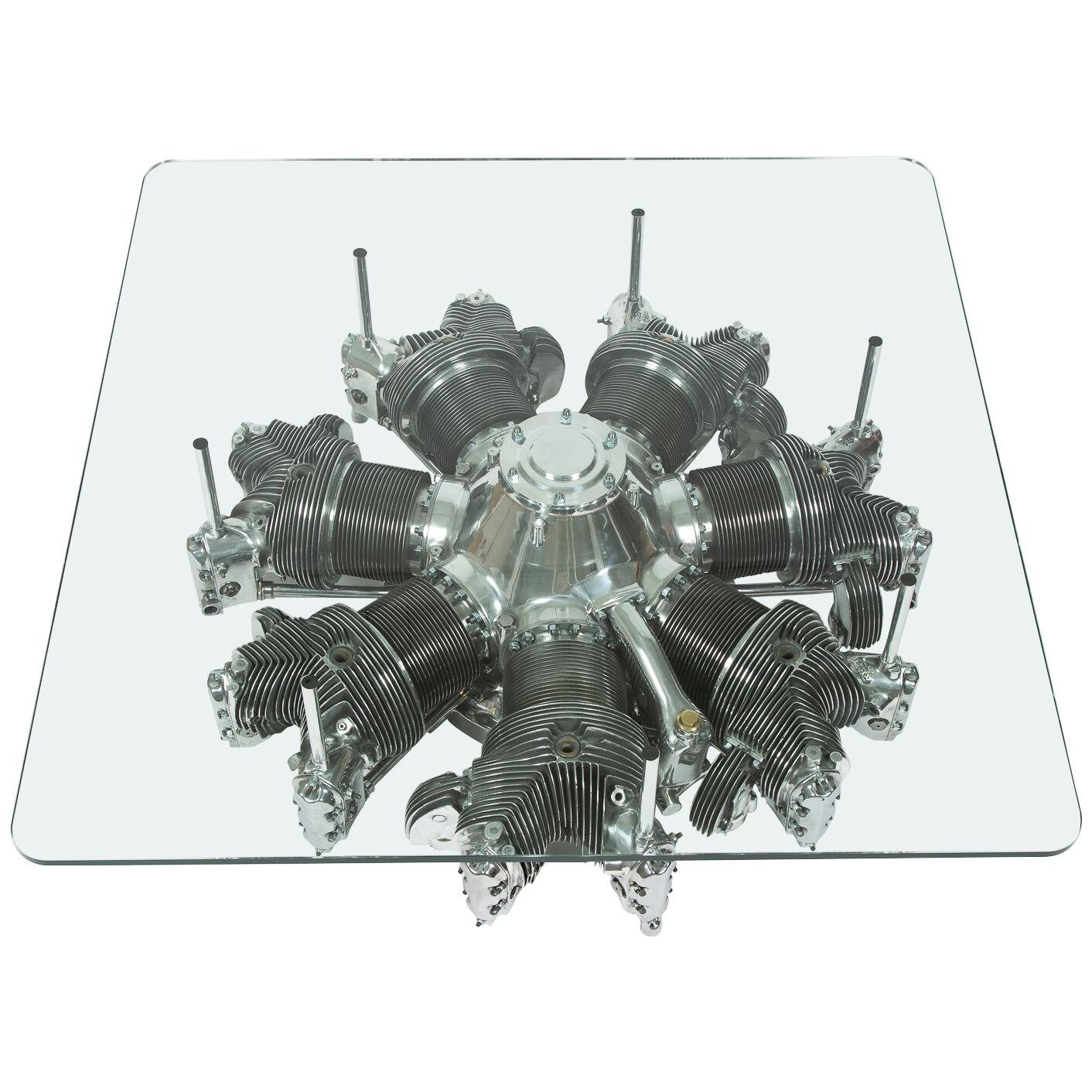 WWII Continental radial aircraft engine table