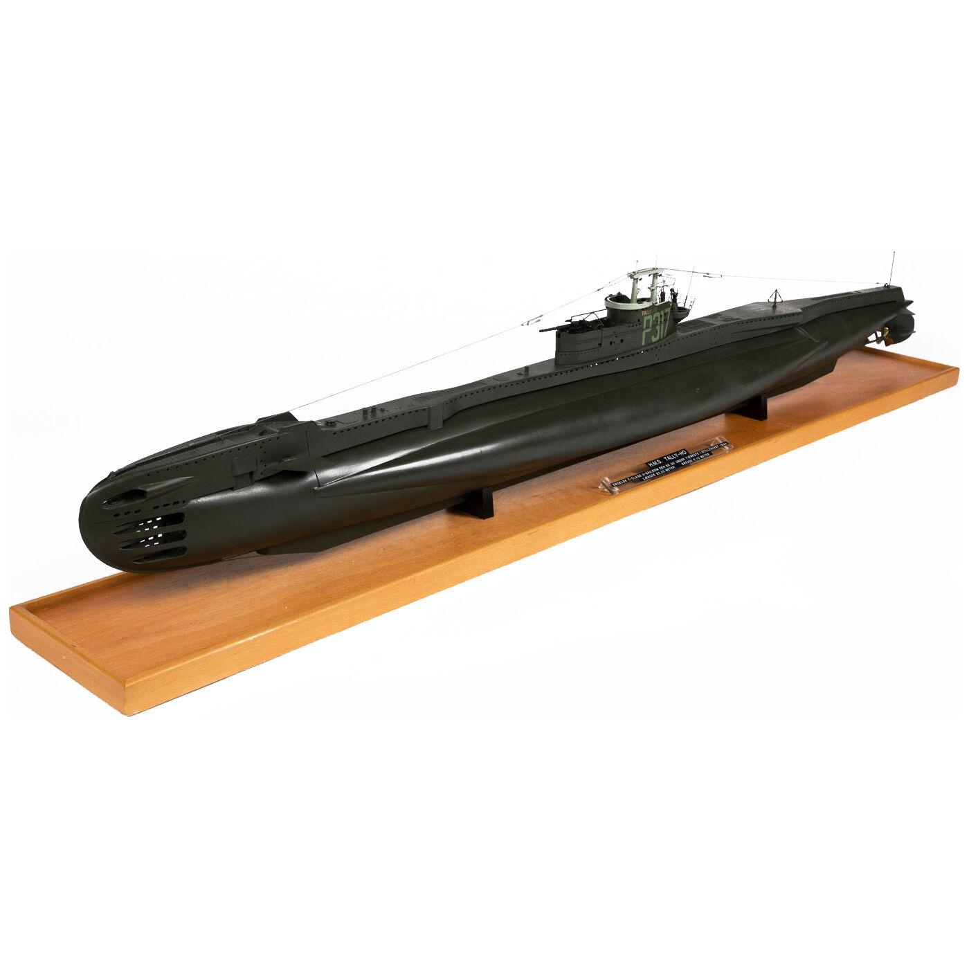 Scale model of the Royal Navy submarine HMS Tally-Ho