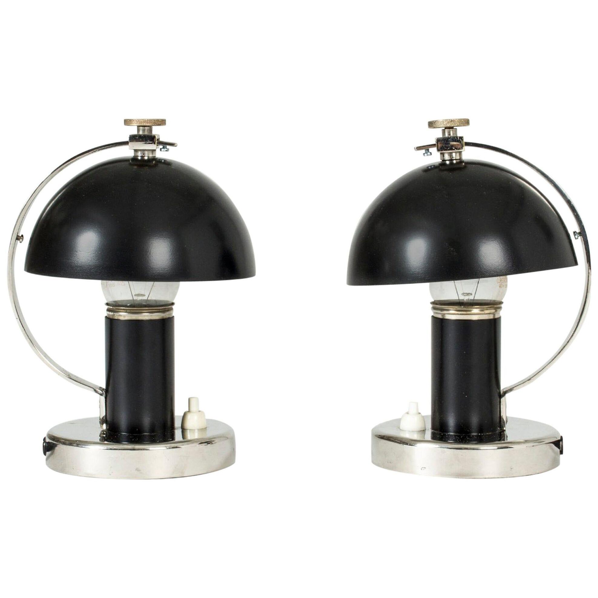 Pair of 1930s Table Lamps by Erik Tidstrand
