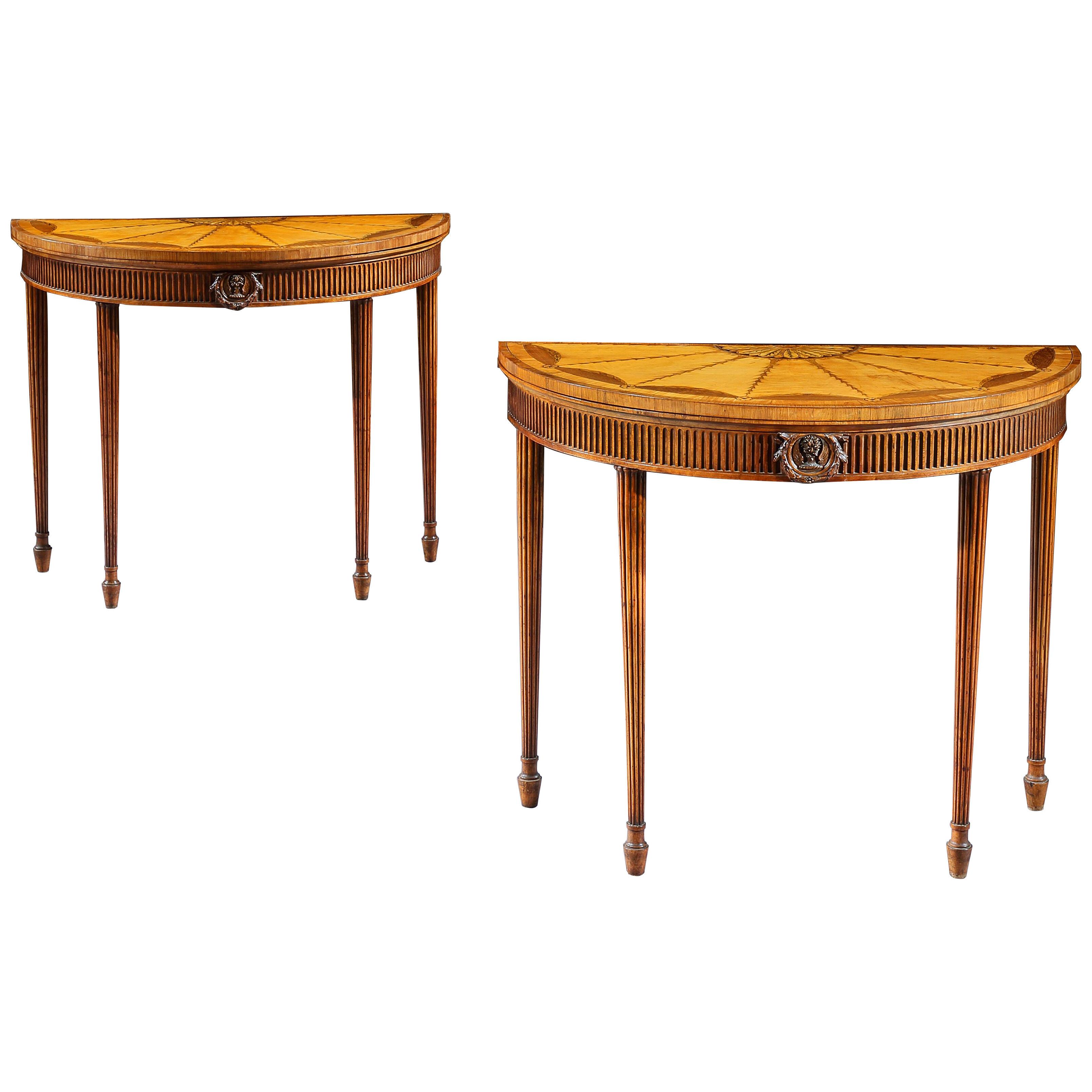 An Exceptional Pair of Card Tables