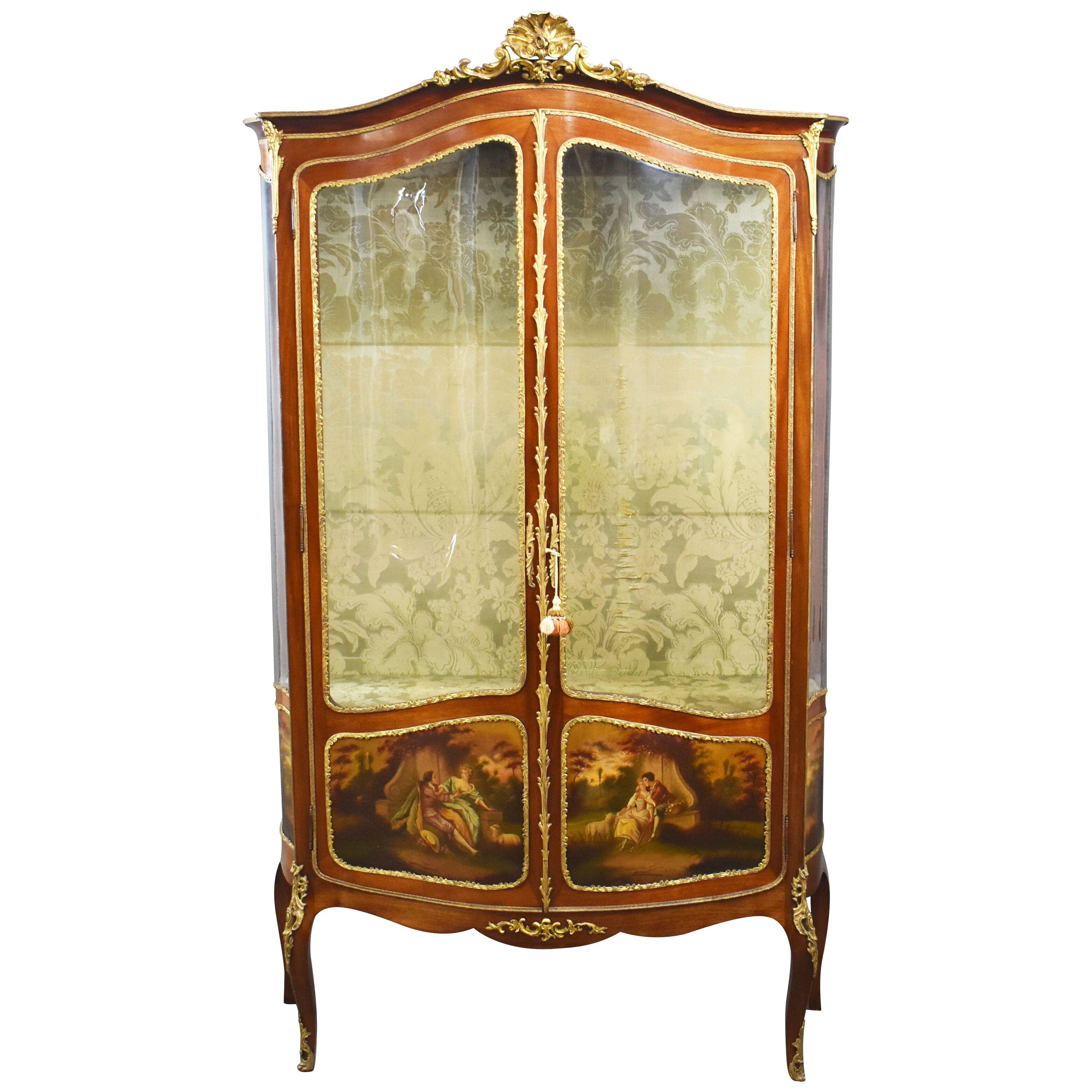 19th Century French Vernis Martin Cabinet