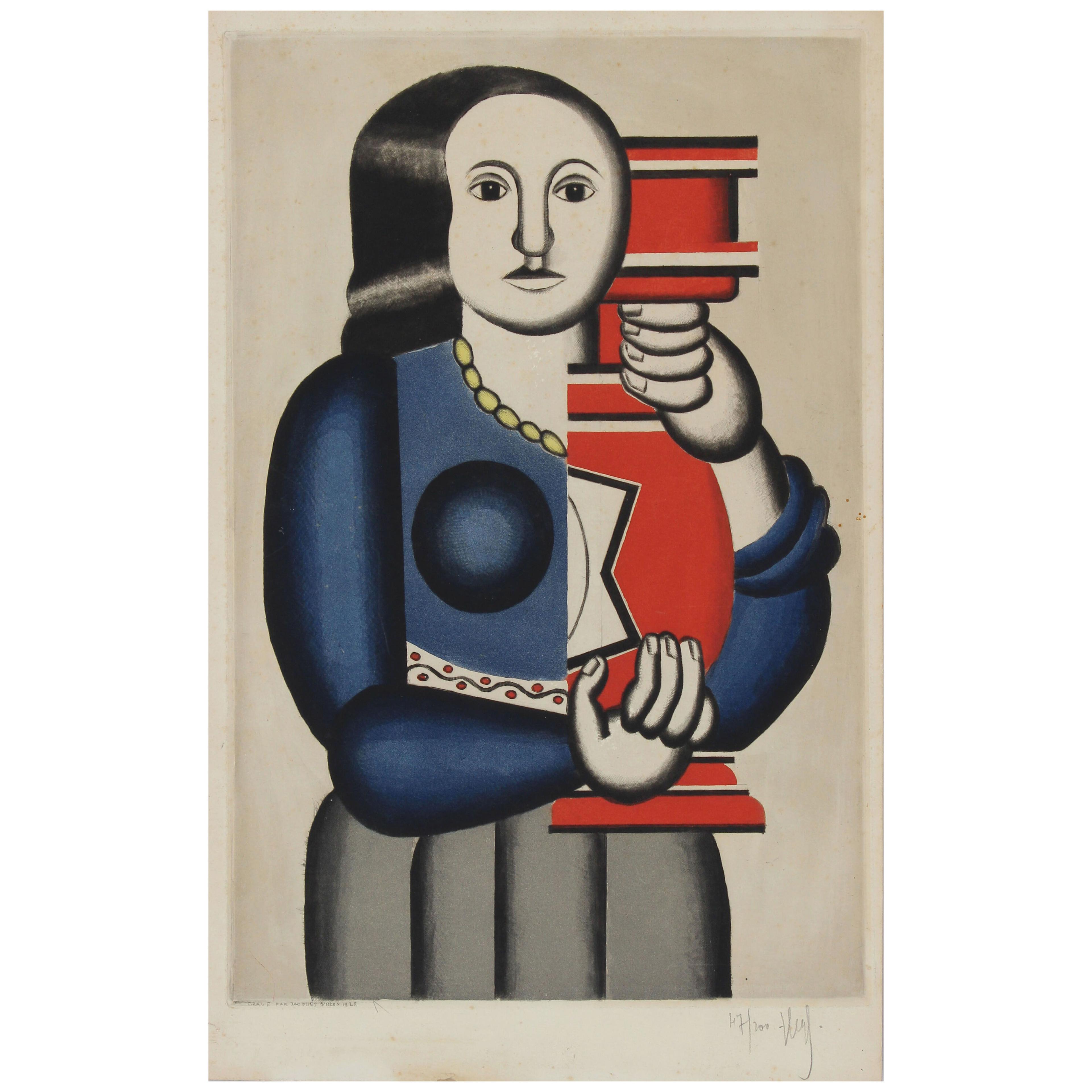 Jacques Villon “Femme a la Cruche” 1928