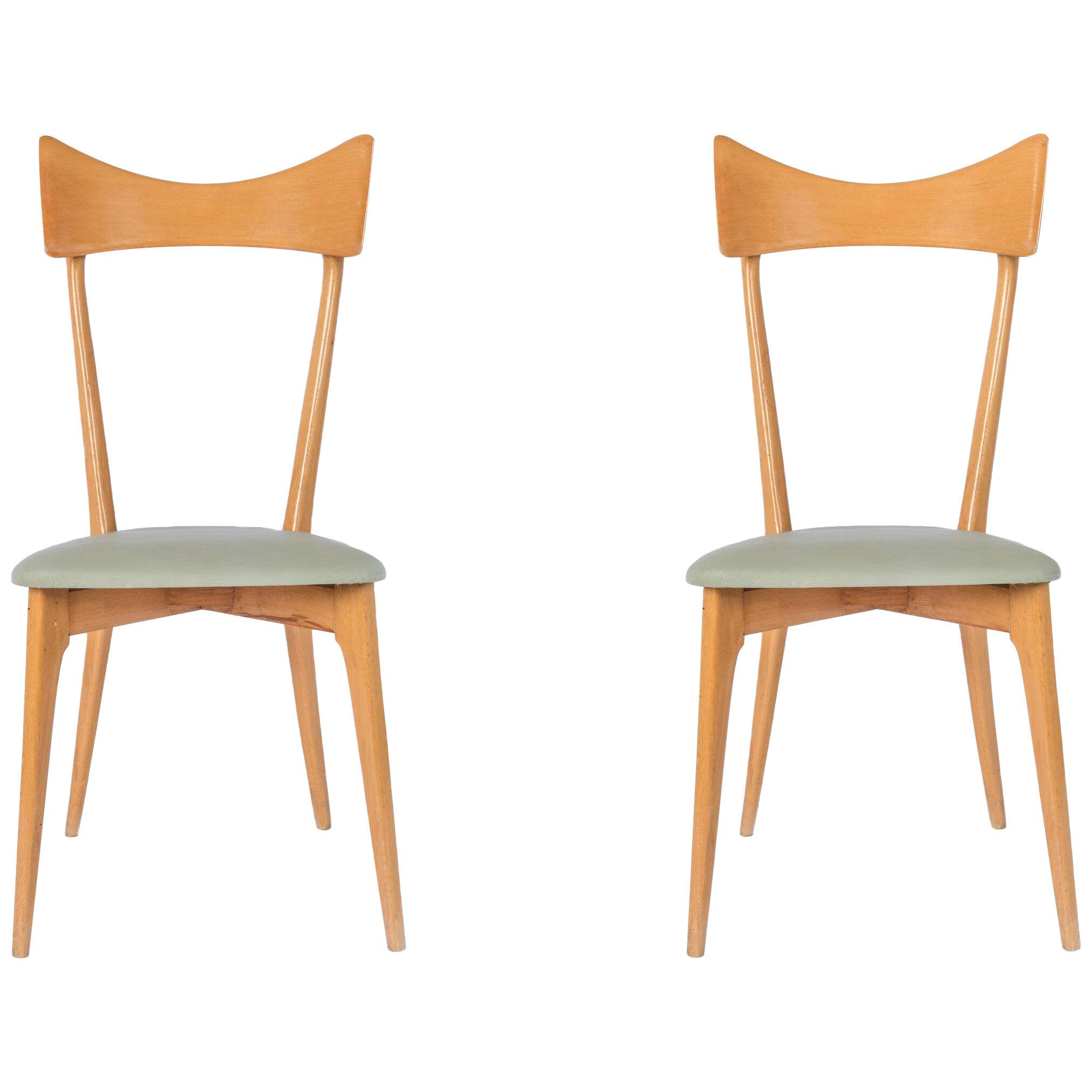 Set of six Ico Parisi chairs