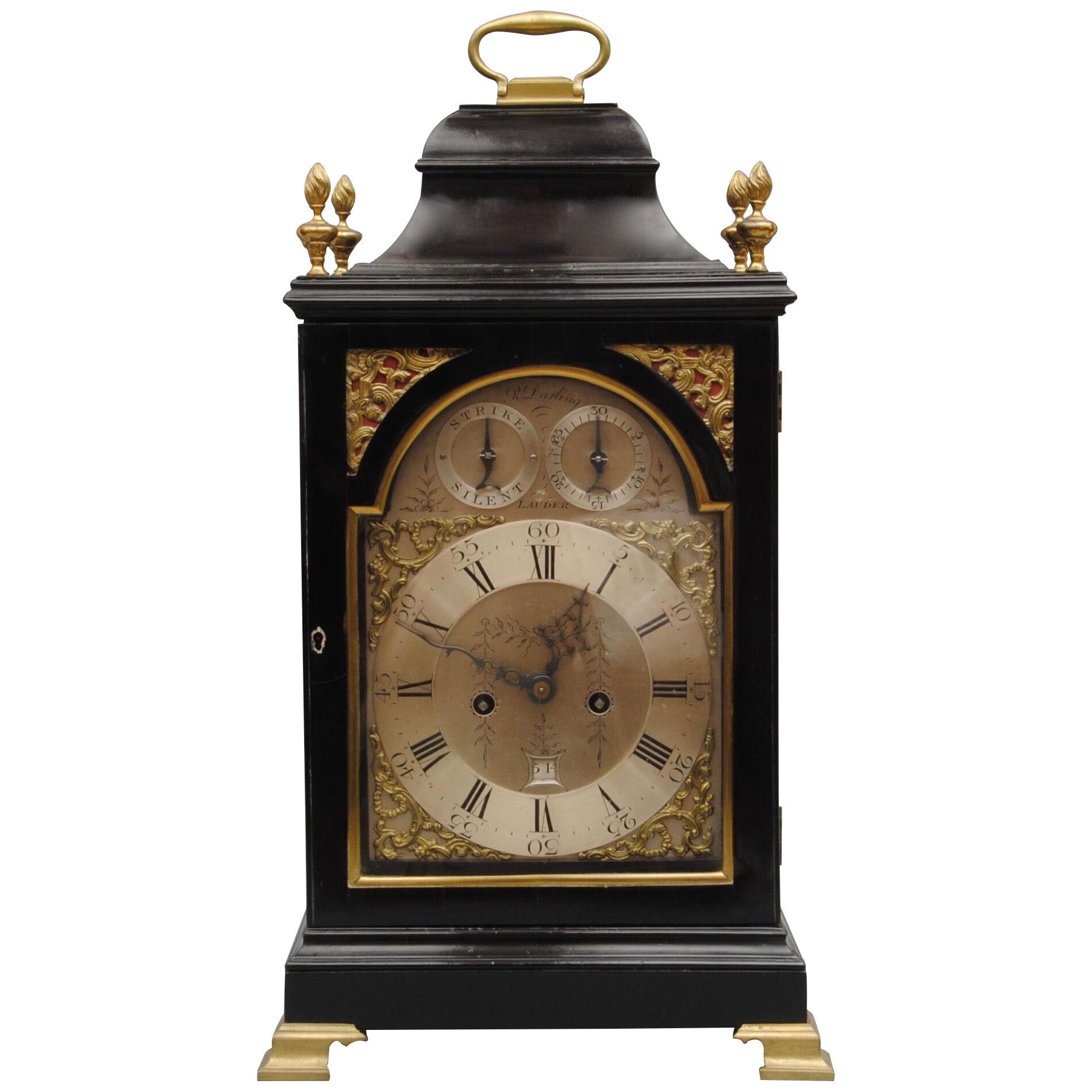 Georgian Bell Top Bracket Clock 