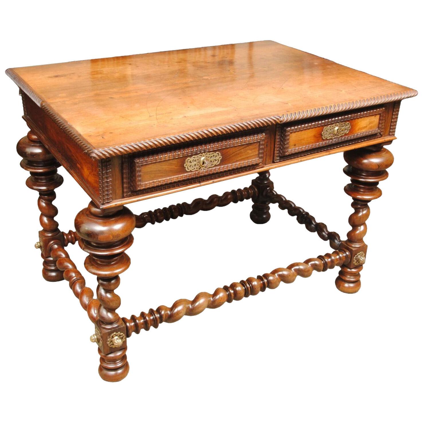 18TH CENTURY PORTUGUESE ROSEWOOD TABLE