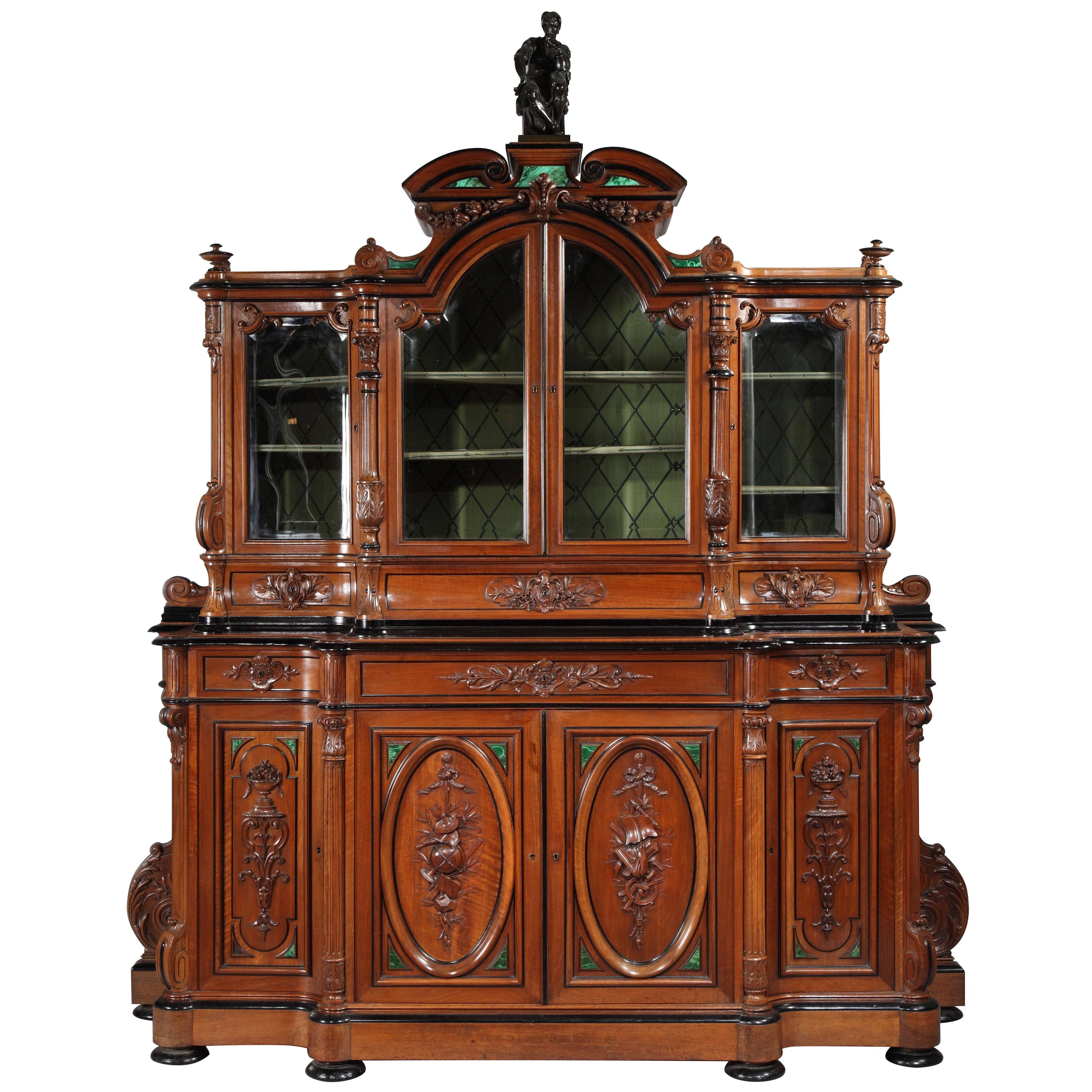 Important Display Sideboard Att. to Fourdinois and V. Paillard, France, c. 1865