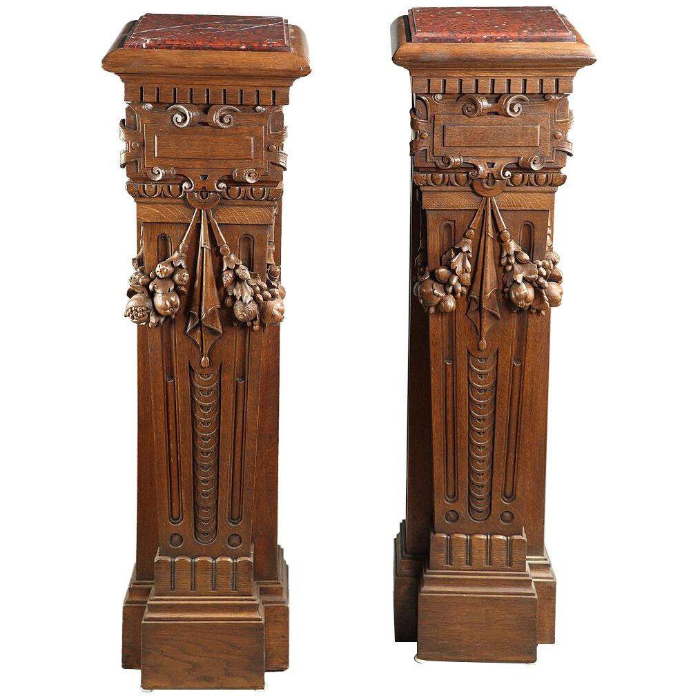 Pair of Neo-Renaissance Stands, France, Circa 1880