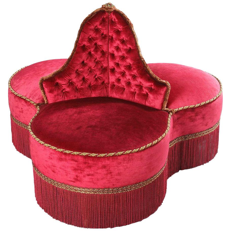 Beautiful Napoléon III Period Circular Couch, France, Circa 1860