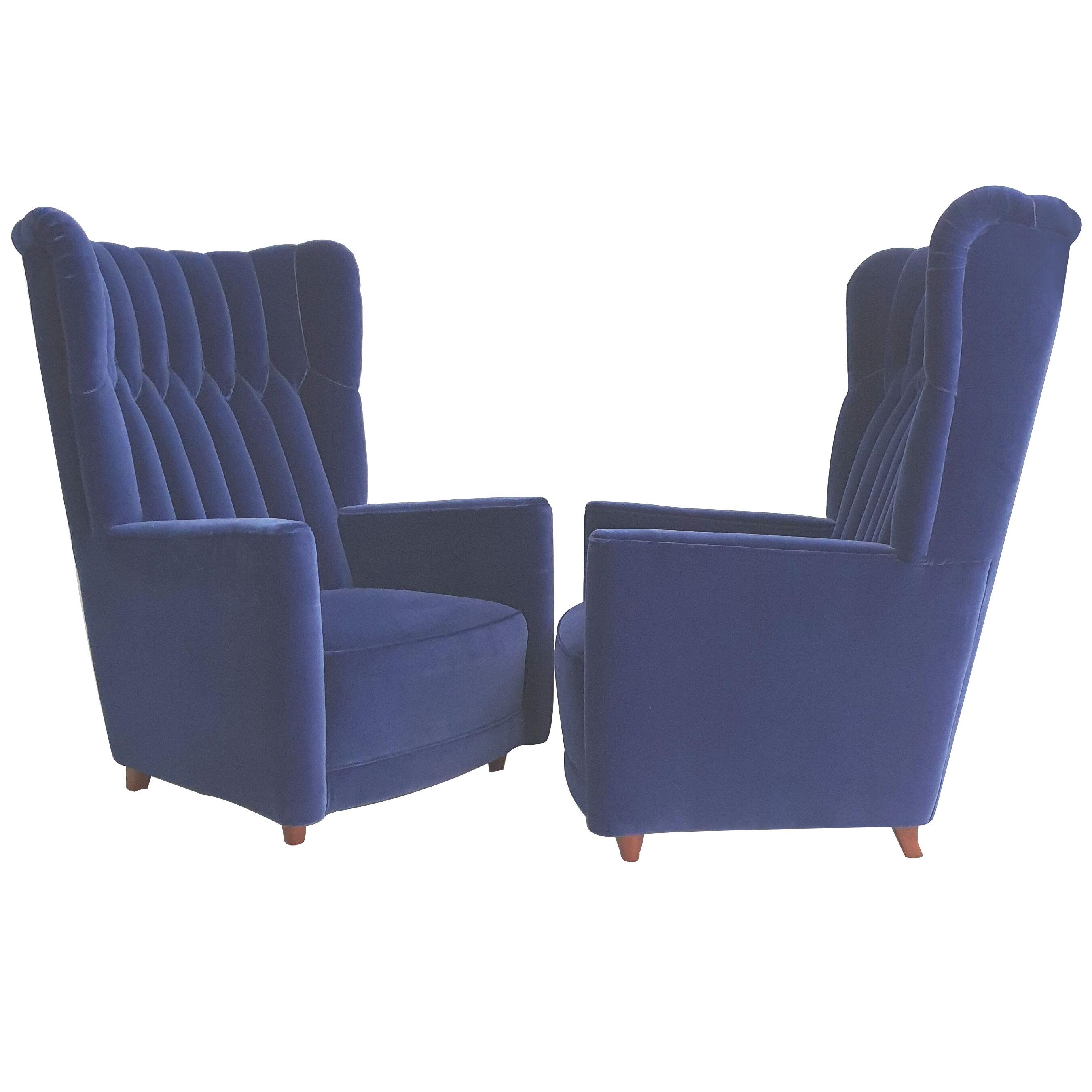 Pair of armchairs by Guglielmo Ulrich