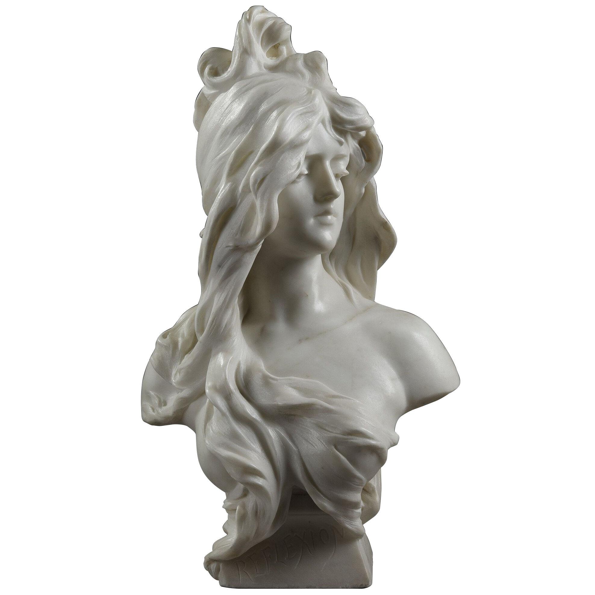 Marble Sculpture, Signed Antoine Nelson
