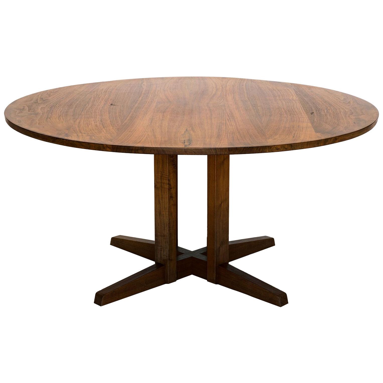 Early Cluster Base Dining Table by George Nakashima, 1958