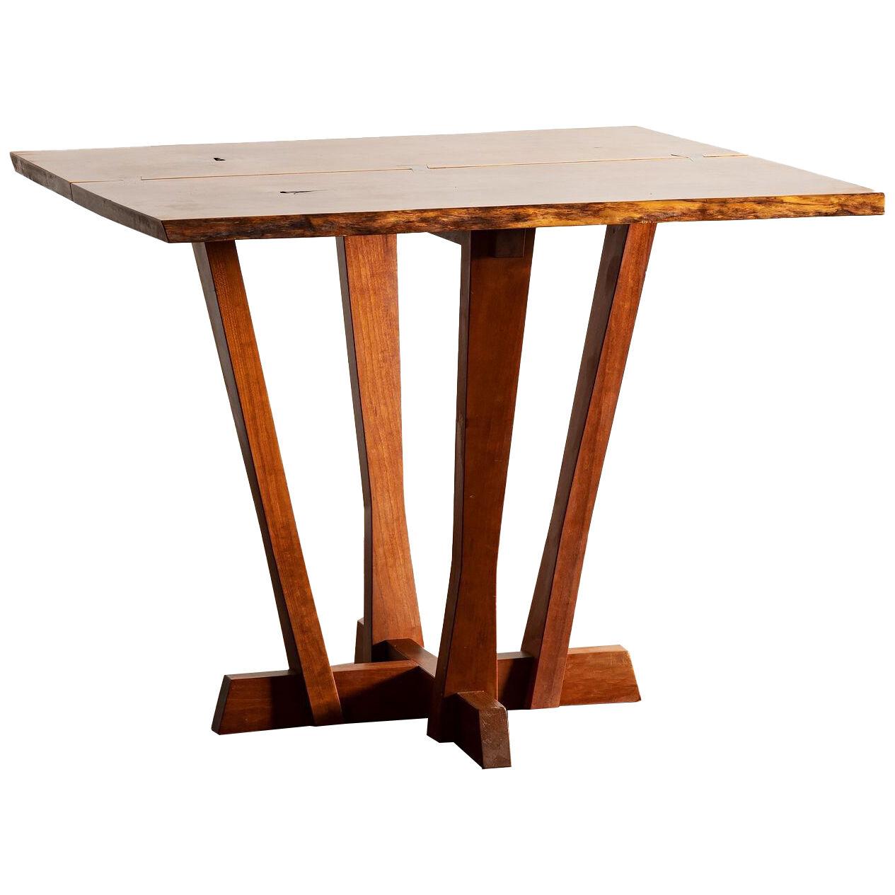 Mira Nakashima Special Bryfogel Table in Cherry and Laurel, 2008