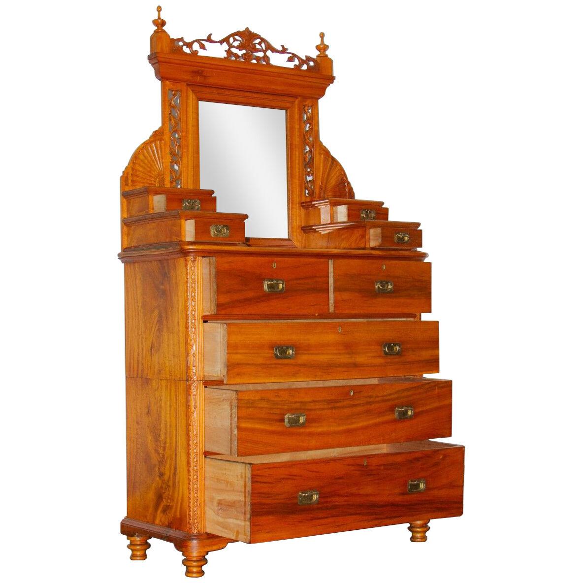 Camphor Wood Campaign Dressing Chest 
