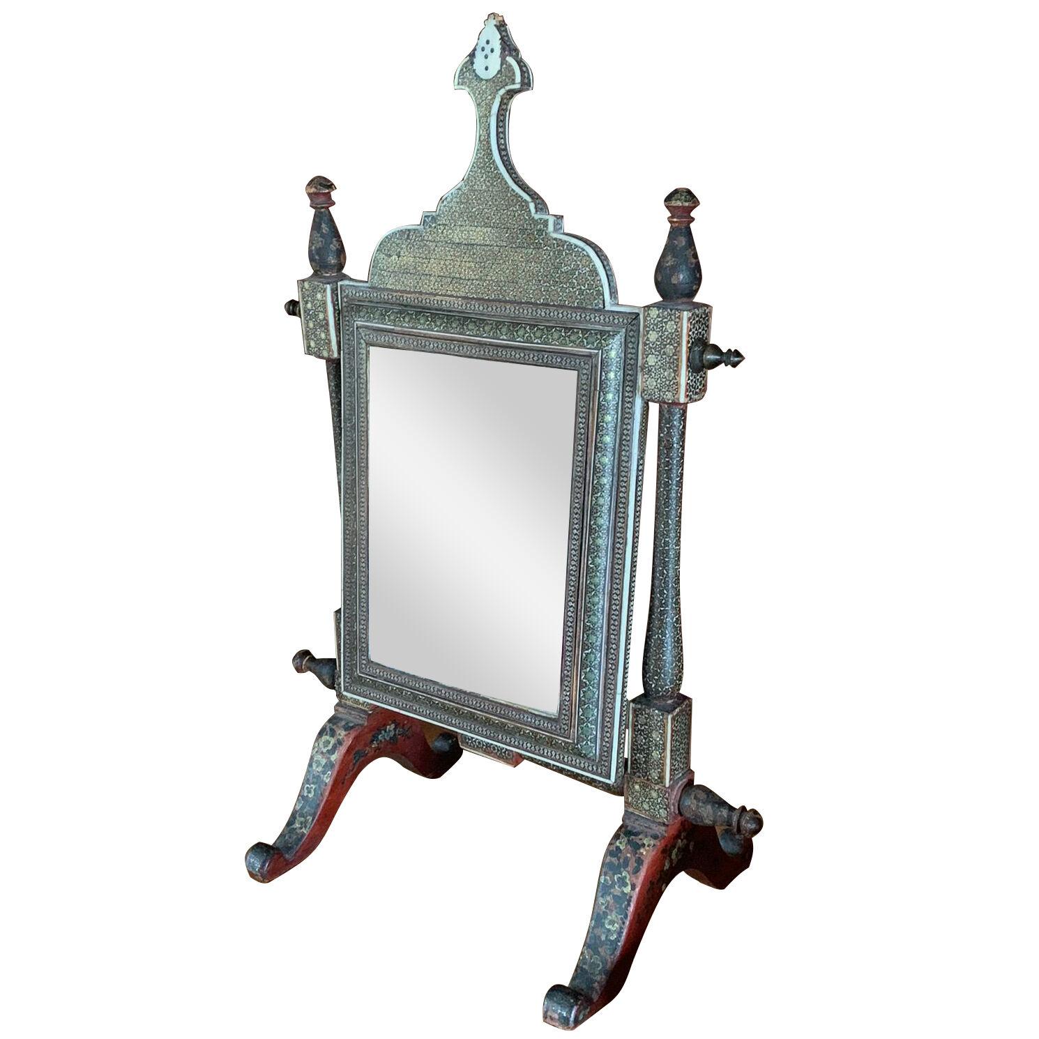 Mid 19th Century Indian Table Mirror