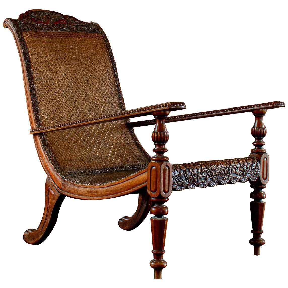 A 19th Century Anglo Indian Armchair 