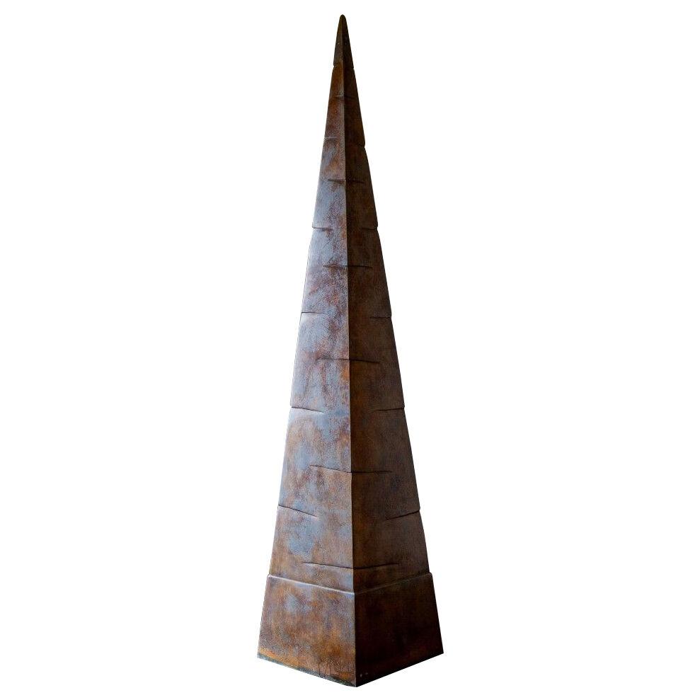 One off Bronze Obelisk Cast by Ken Bolan 