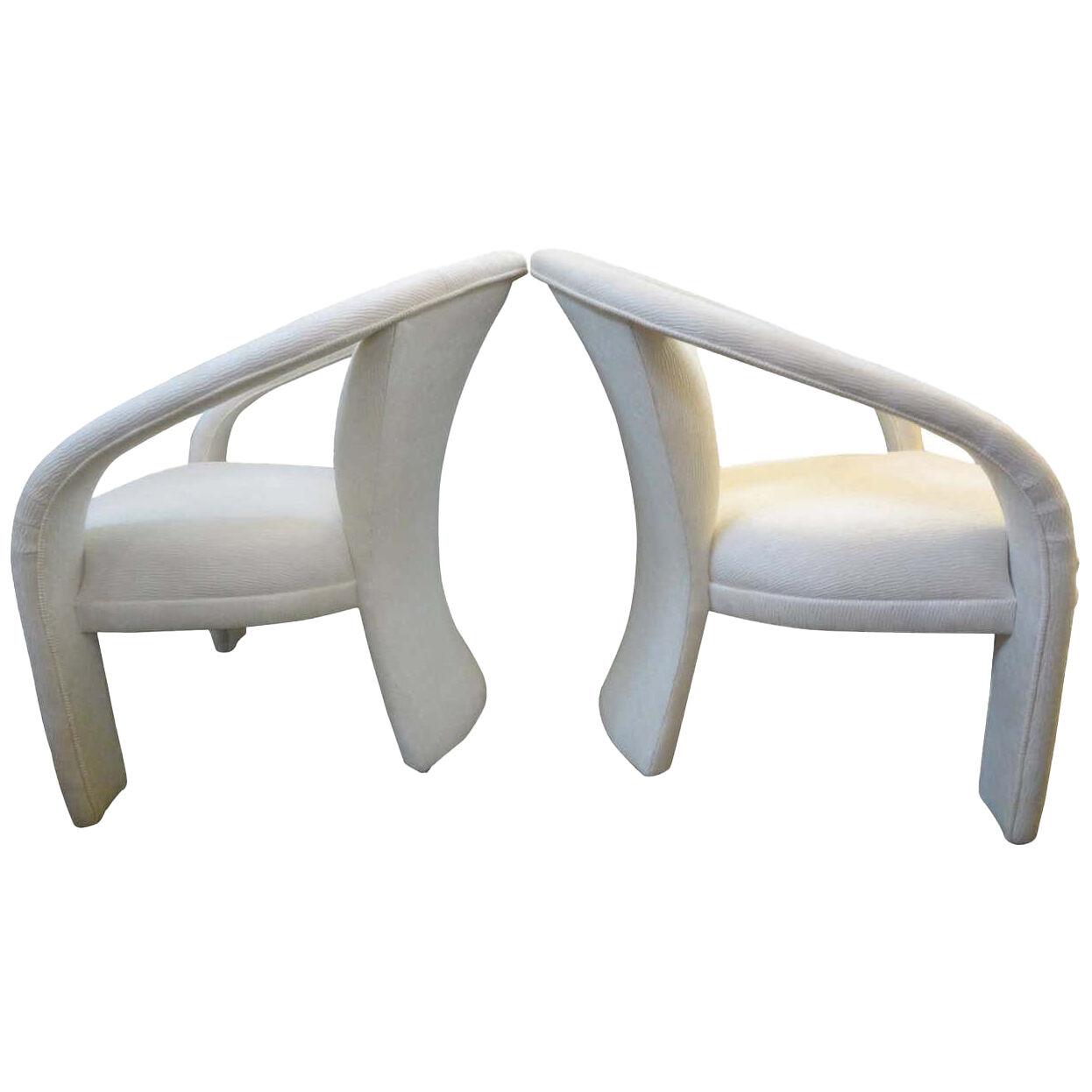 Pair of Post Modern Chairs by Marge Carson