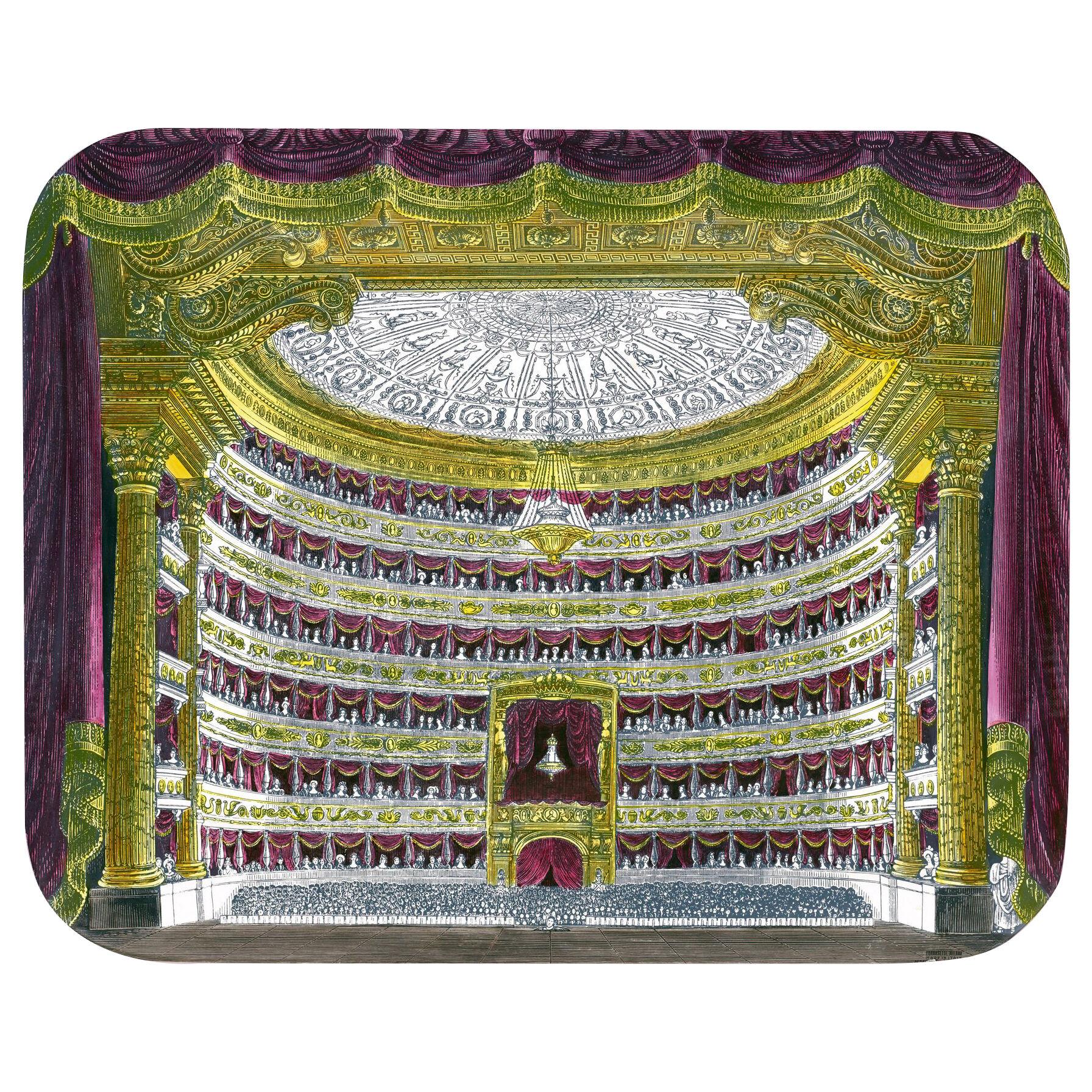 Piero Fornasetti Large Tray La Scala Opera House