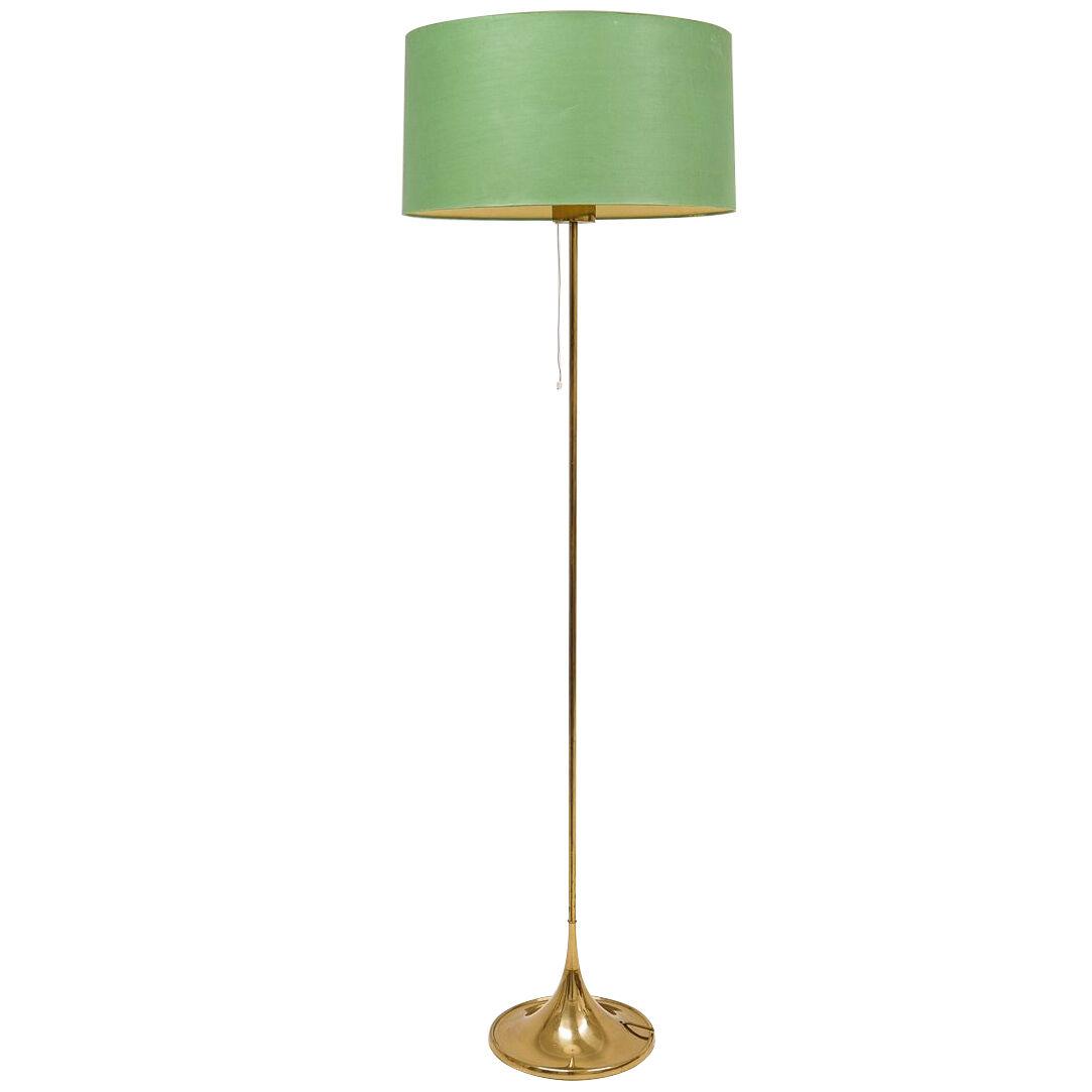 Midcentury Brass Floor Lamp Bergboms G-024, Sweden, 1960s
