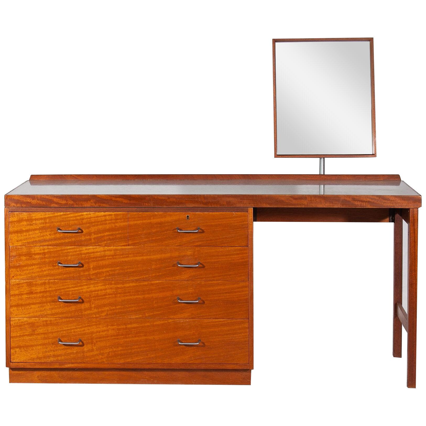 Vanity Chest of Drawers , Sideboard & Mirror Midcentury Modern by Frank Guille