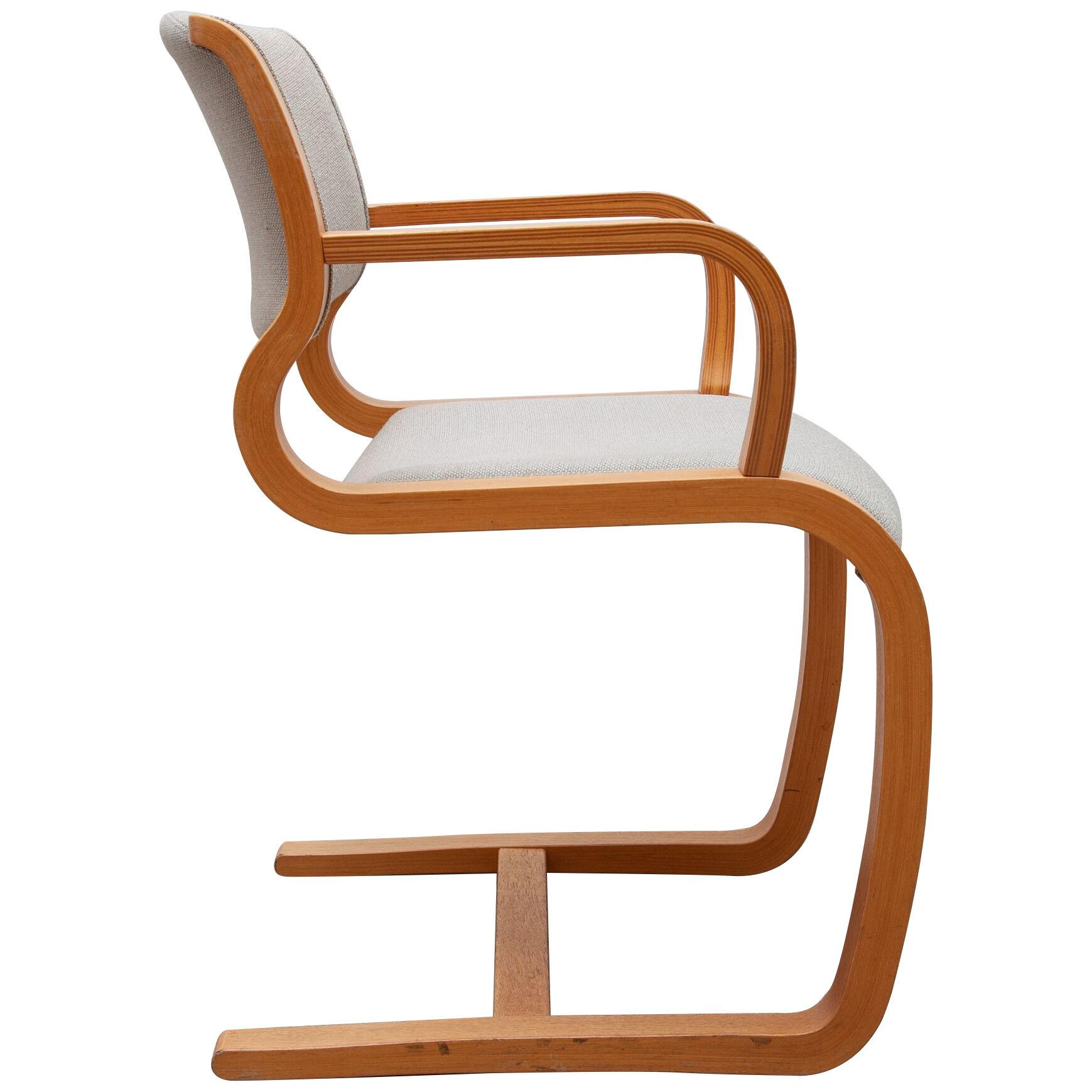 Cantilever Arm Chairs Designed by Magnus Olesen, Denmark, 1975