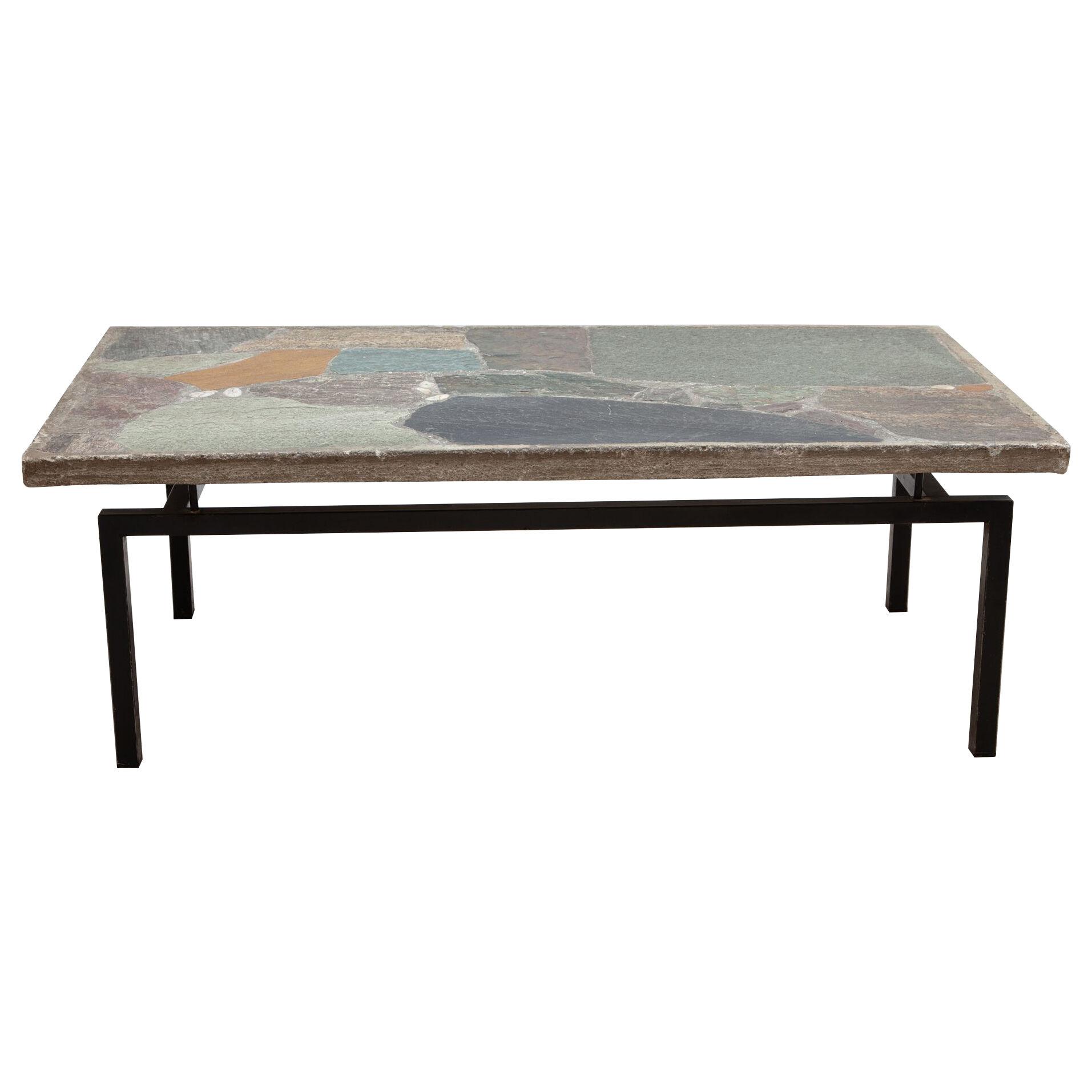 Natural Stone Mosaic Coffee Table by Paul Kingma