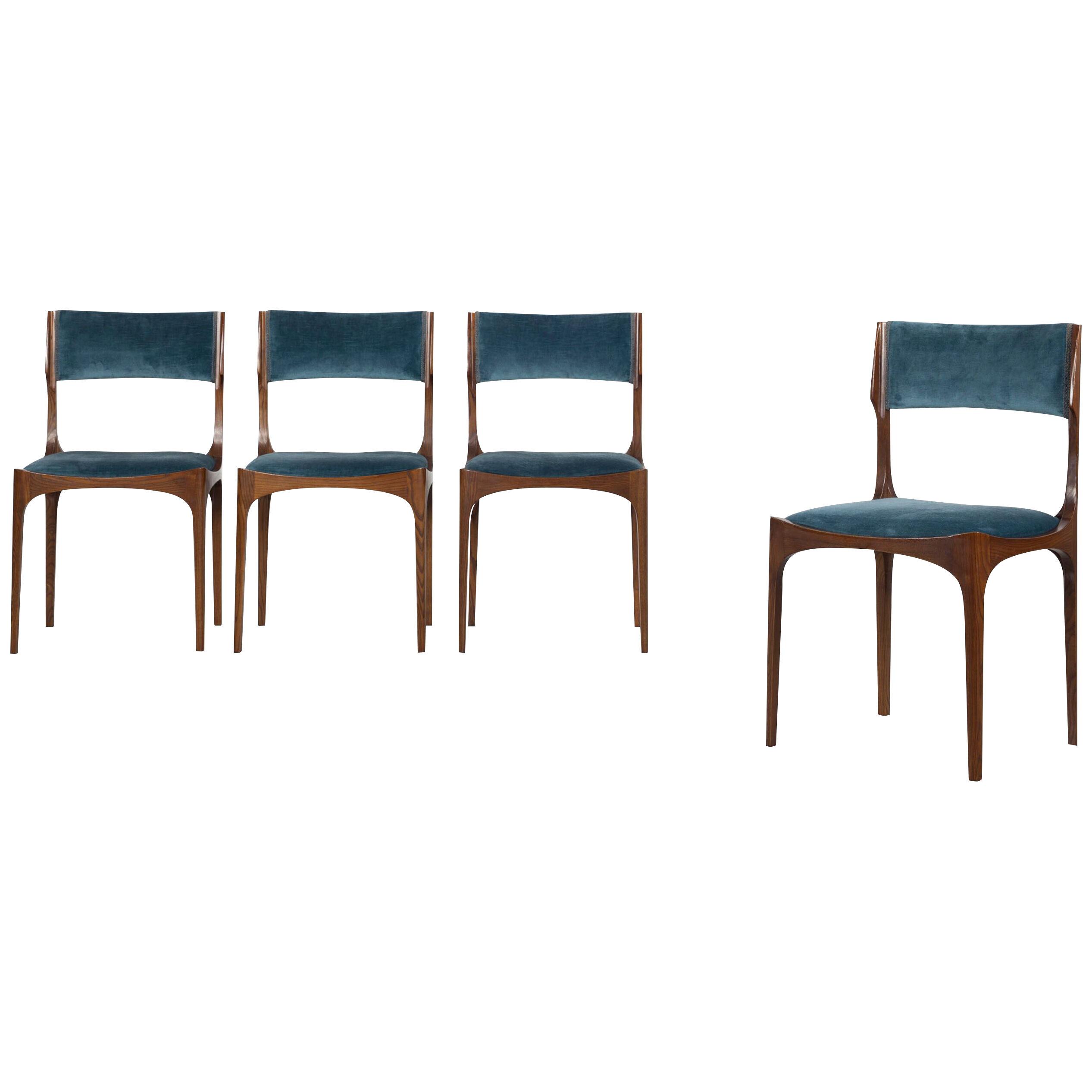 Set of 2 Giuseppe Gibelli chairs. 