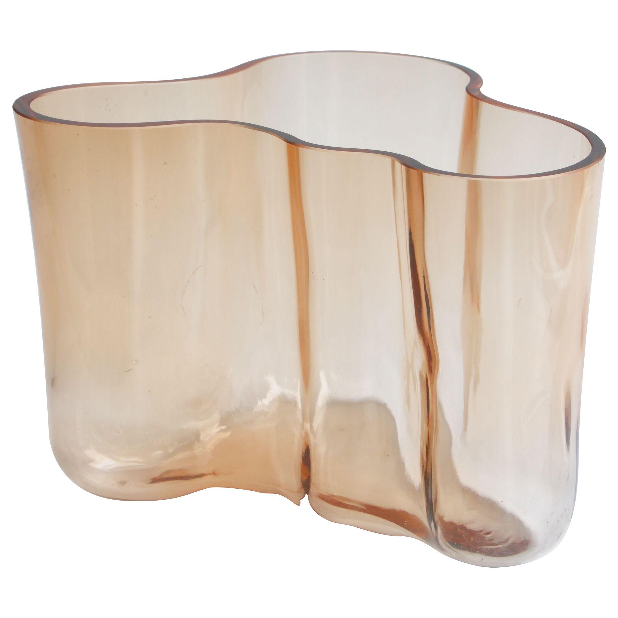 Alvar Aalto "Savoy" Vase in Brown-Tinted Glass, Iittala, Finland