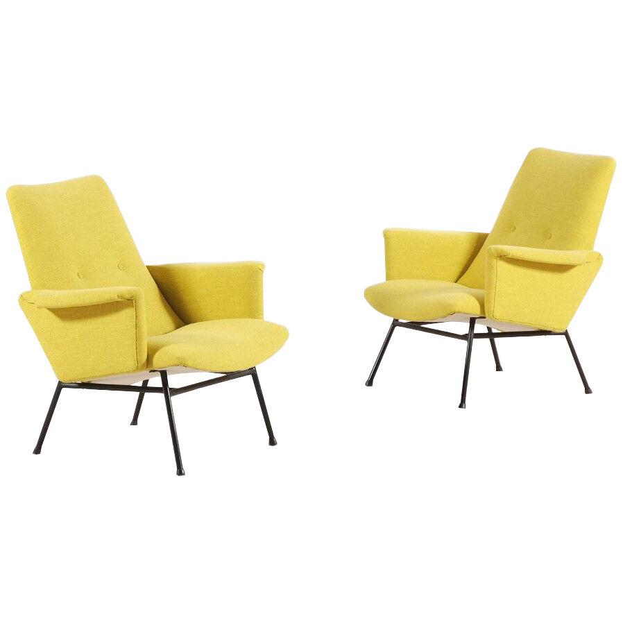 Pair of SK660 Armchairs by Pierre Guariche, 1953