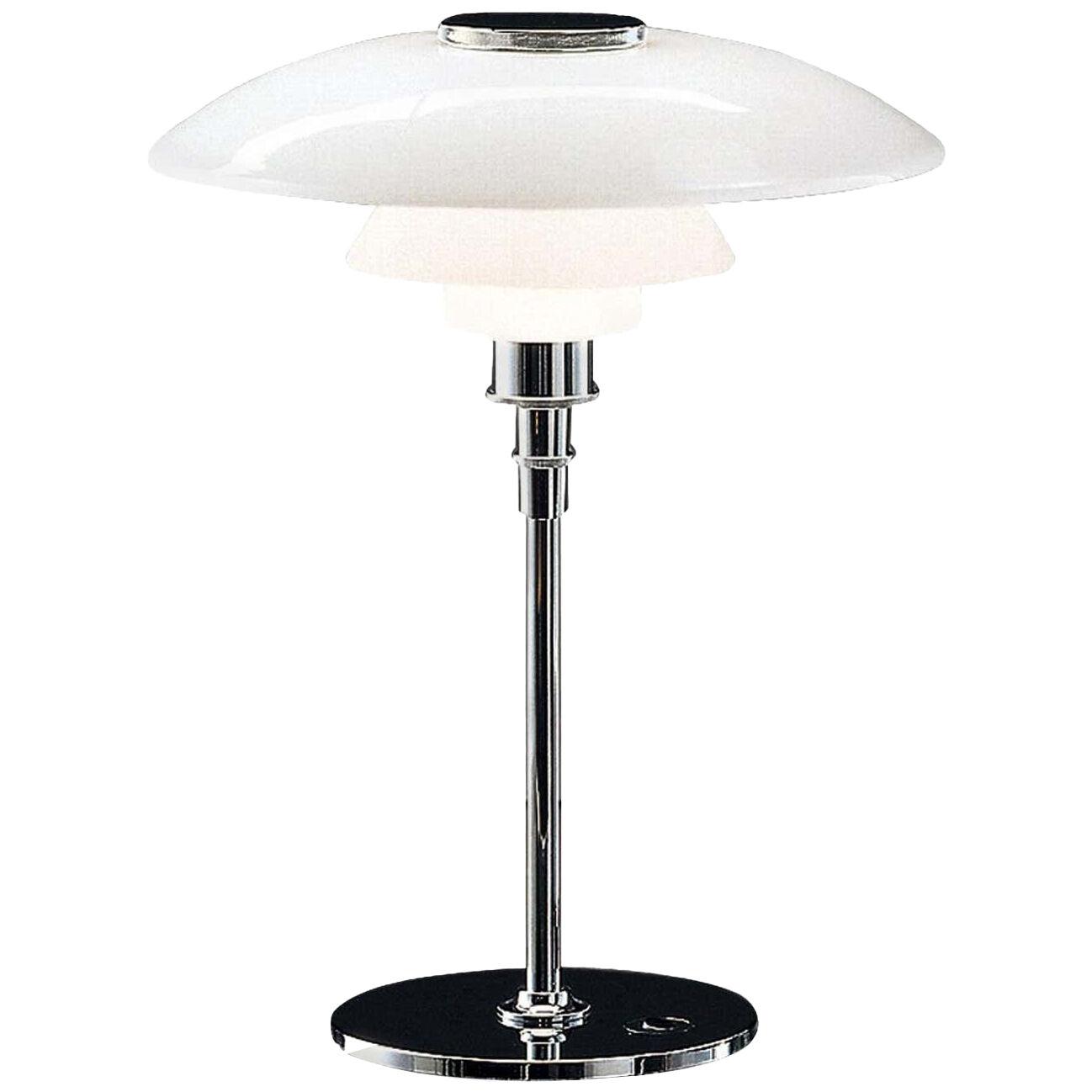 Large Poul Henningsen PH 4½-3½ Glass Table Lamp for Louis Poulsen