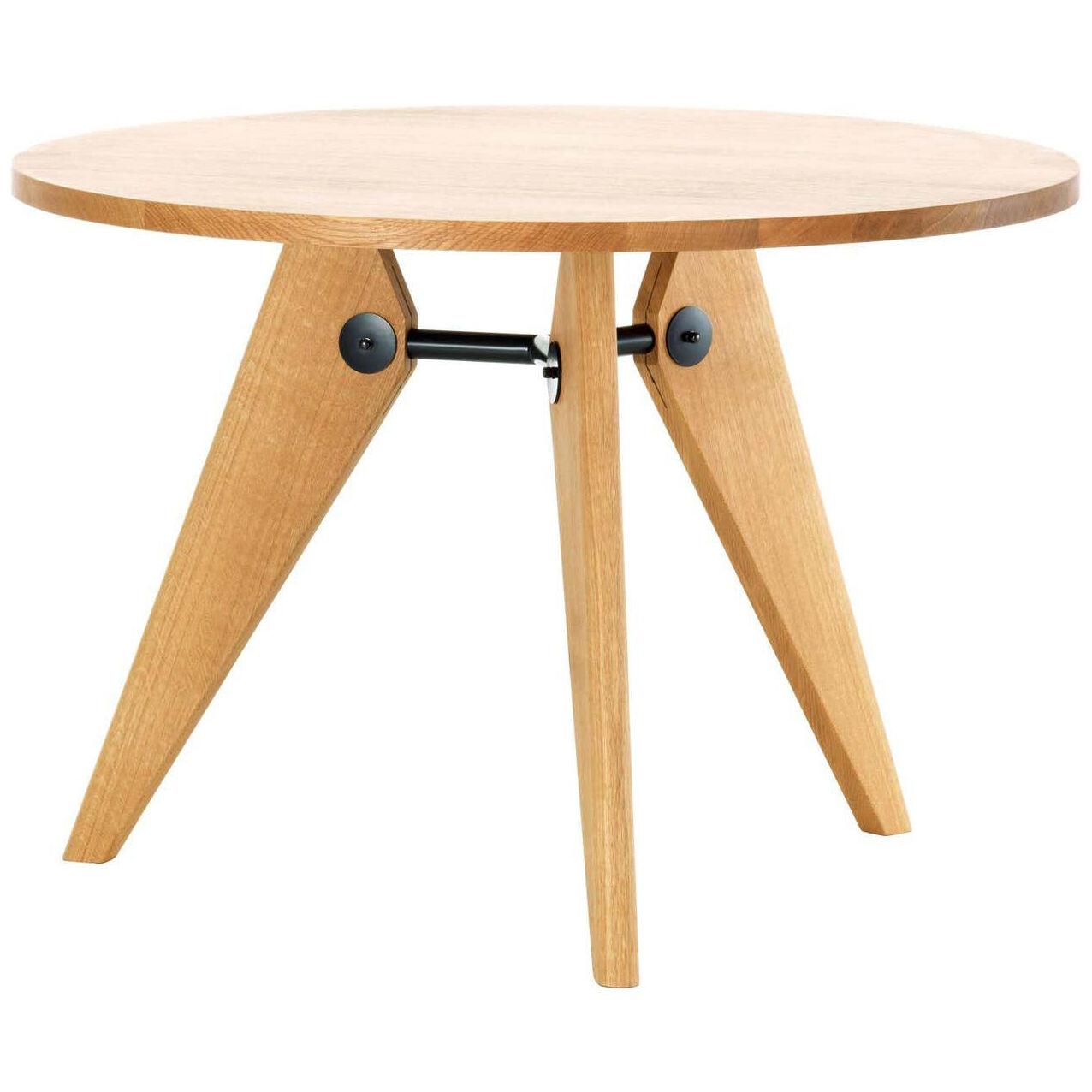 Small Jean Prouvé Guéridon Dining Table in Natural Oak for Vitra