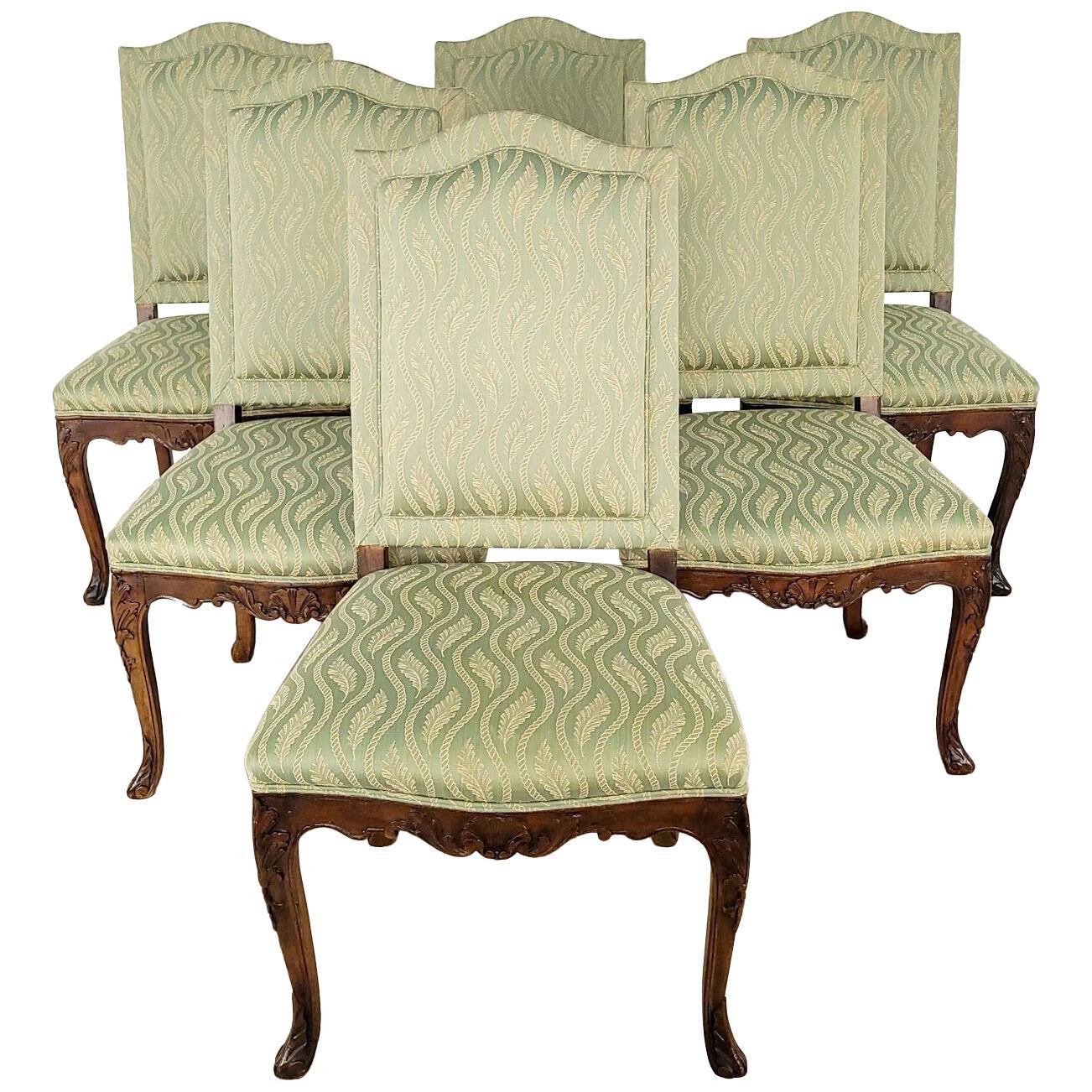 Set of Six Regence Dining Chairs, circa 1730