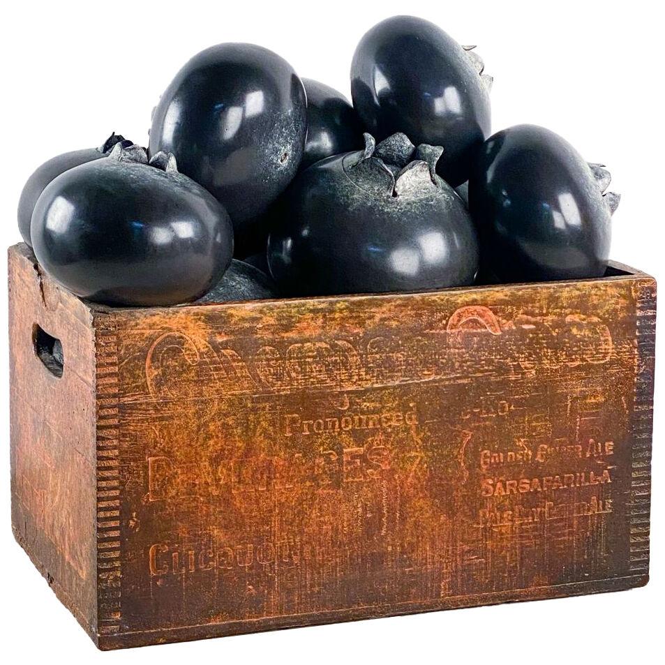 Rare and Large Trompe-l'œil Bronze Monster Blueberries by Popliteo